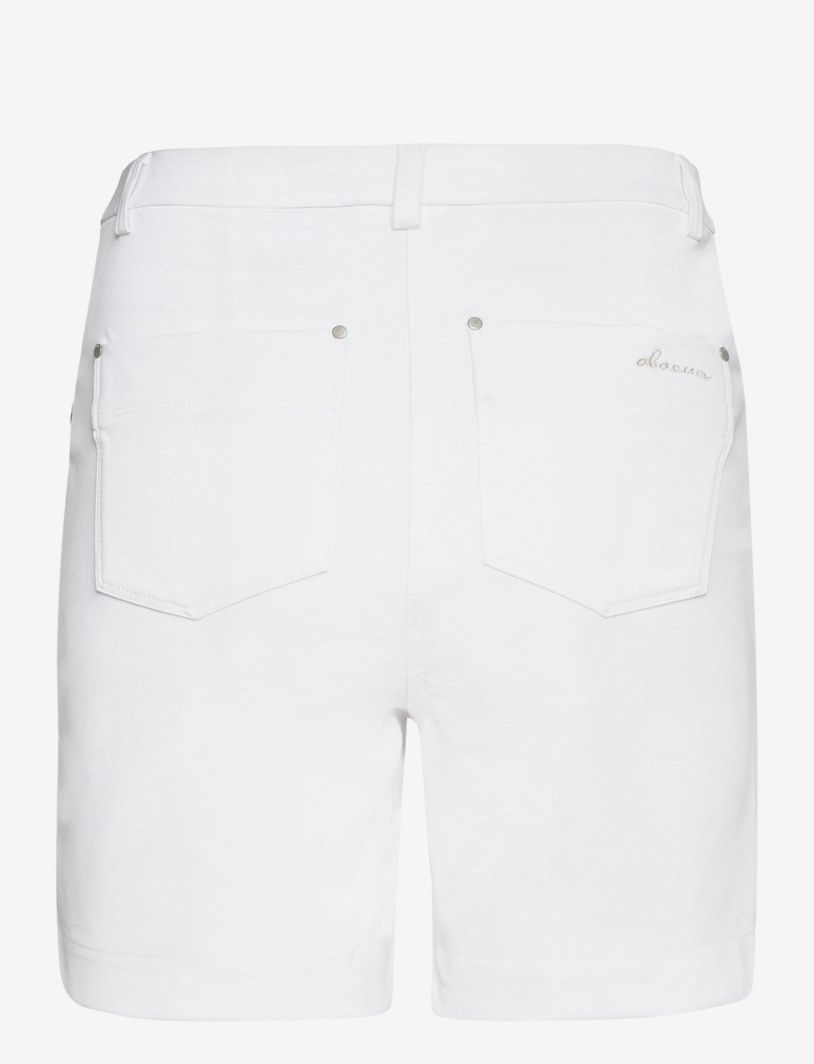 Abacus - Lds Grace high waist shorts 45cm - white - 1