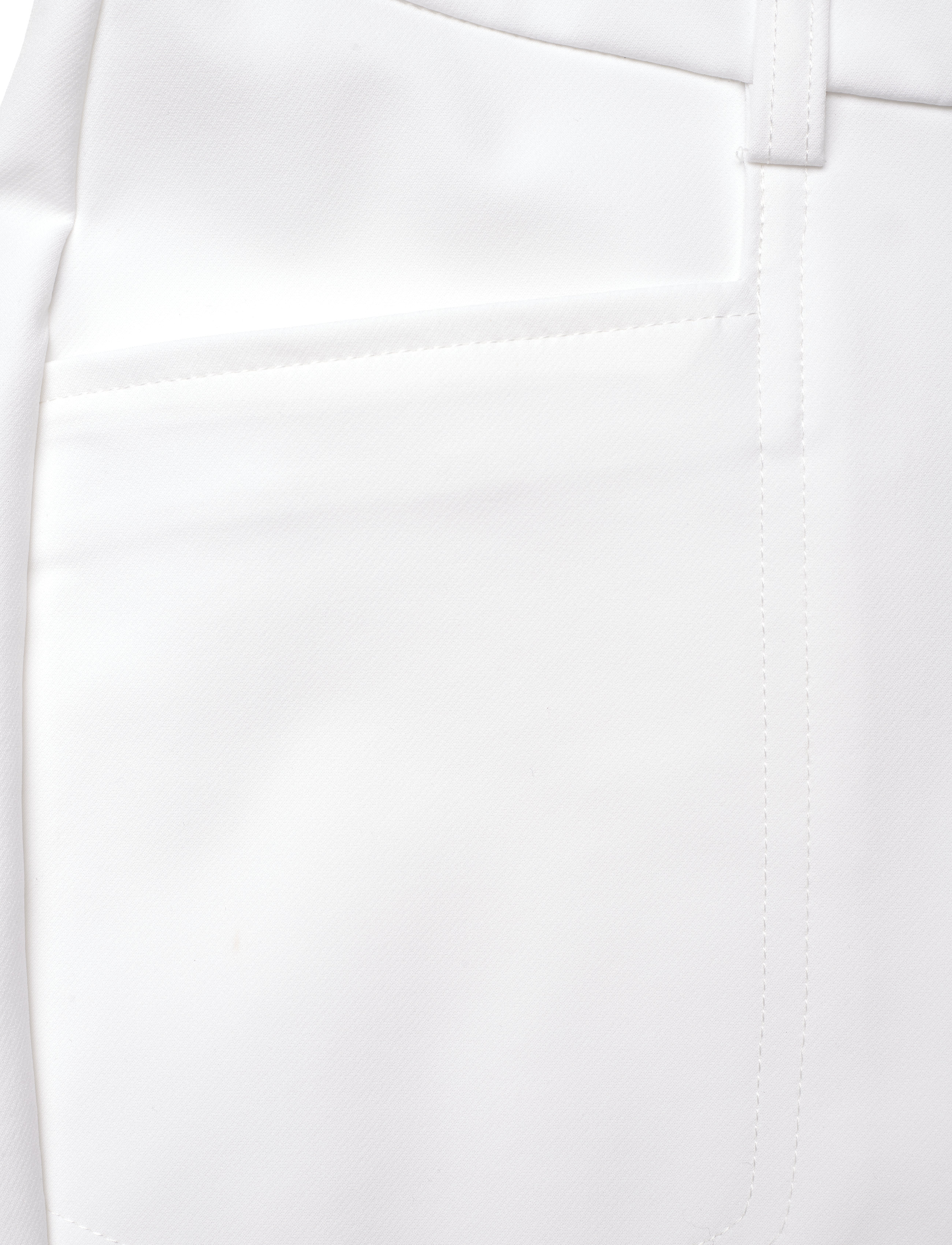 Abacus - Lds Grace high waist shorts 45cm - white - 2