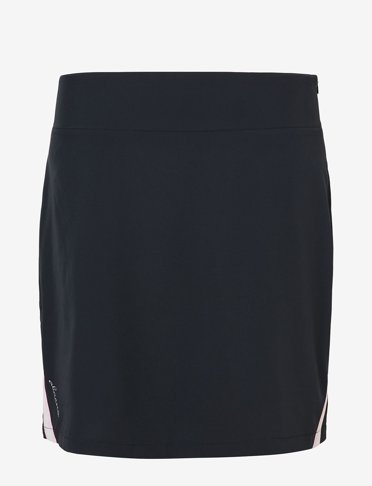Abacus - Lds Brook stripe skort 45cm - træningsnederdele - black/begonia - 0