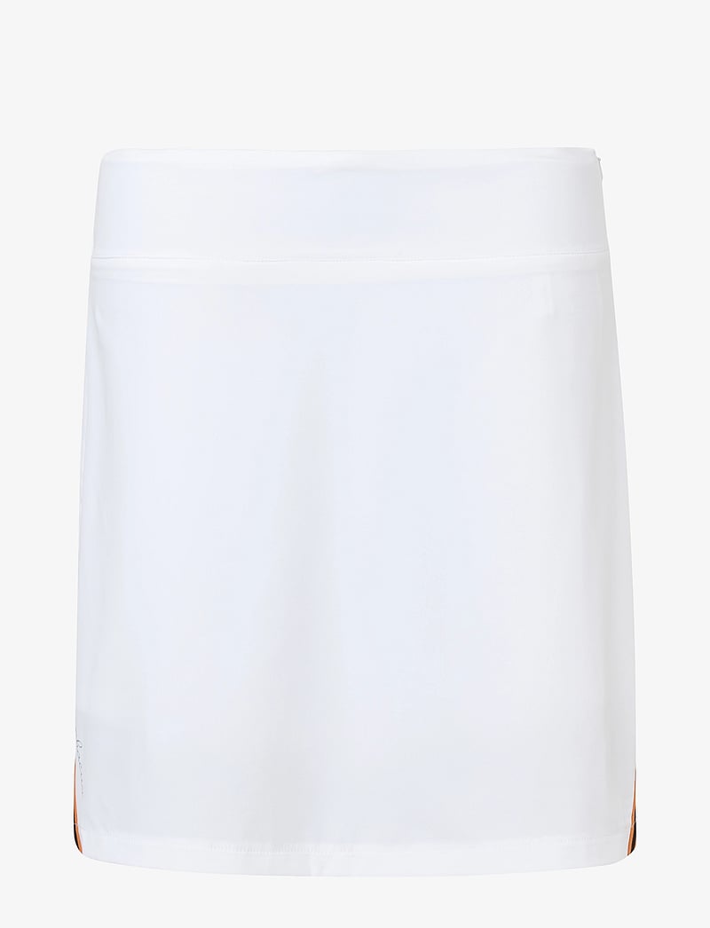 Abacus - Lds Brook stripe skort 45cm - skorts - white/black - 1