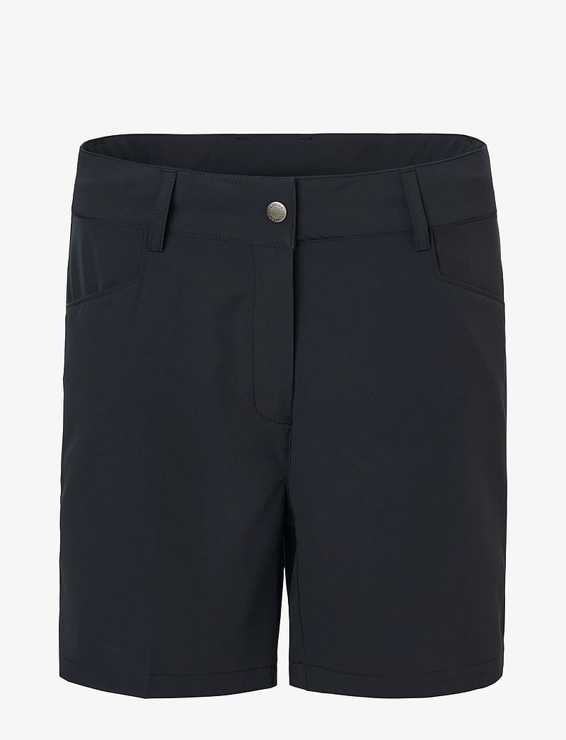 Abacus - Lds Brook stripe shorts - golf-shorts - black - 1