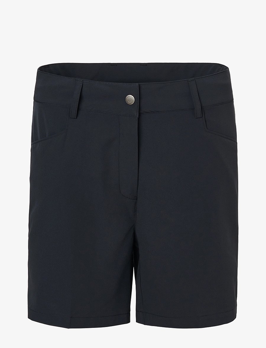Abacus - Lds Brook stripe shorts - lühikesed golfiipüksid - black - 1