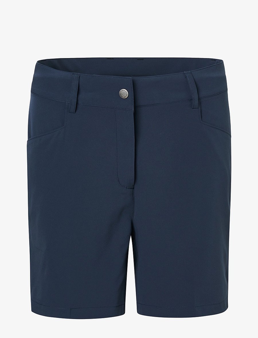 Abacus - Lds Brook stripe shorts - golf-shorts - navy - 1