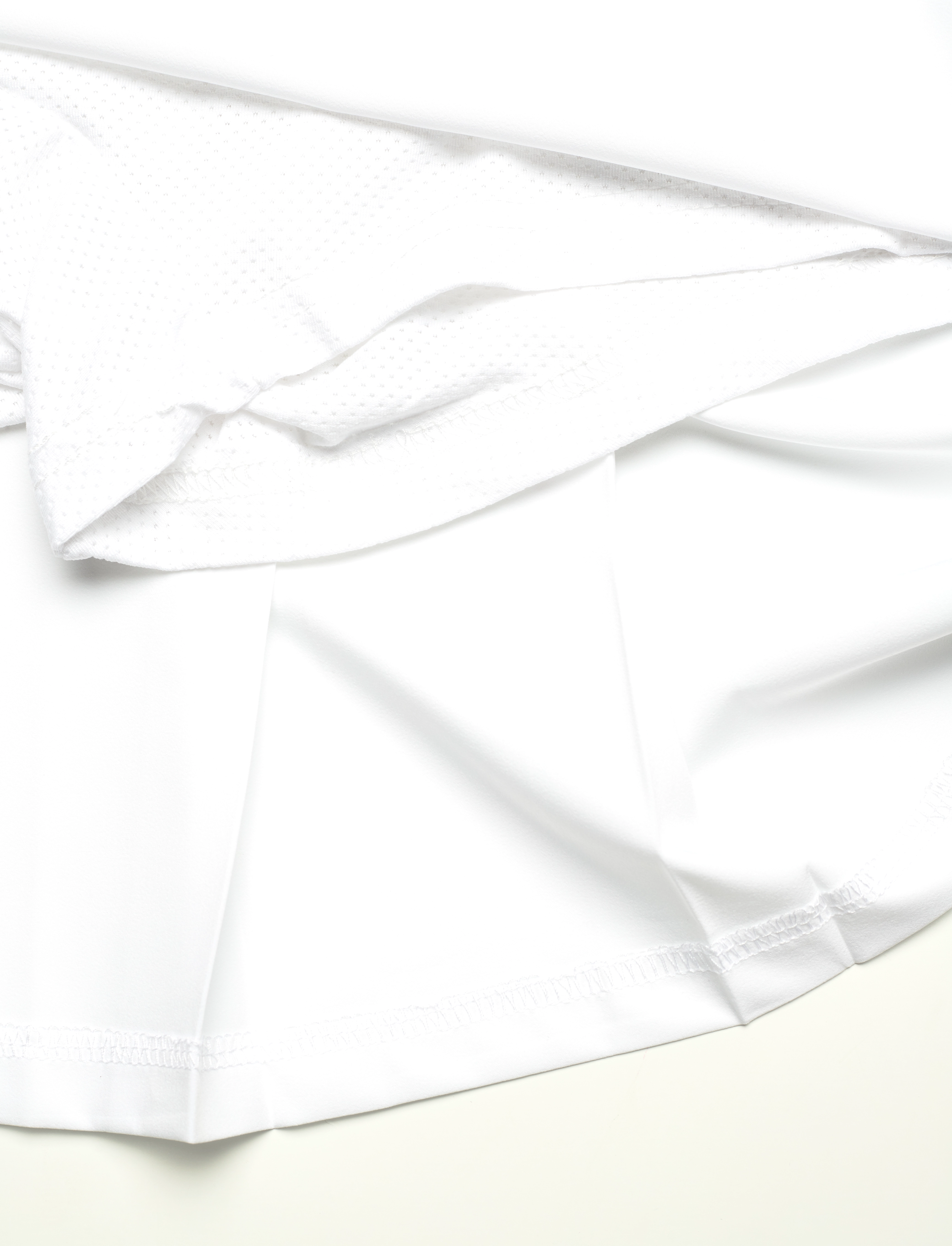 Abacus - Lds Brook stripe skort 50cm - white/iris - 4