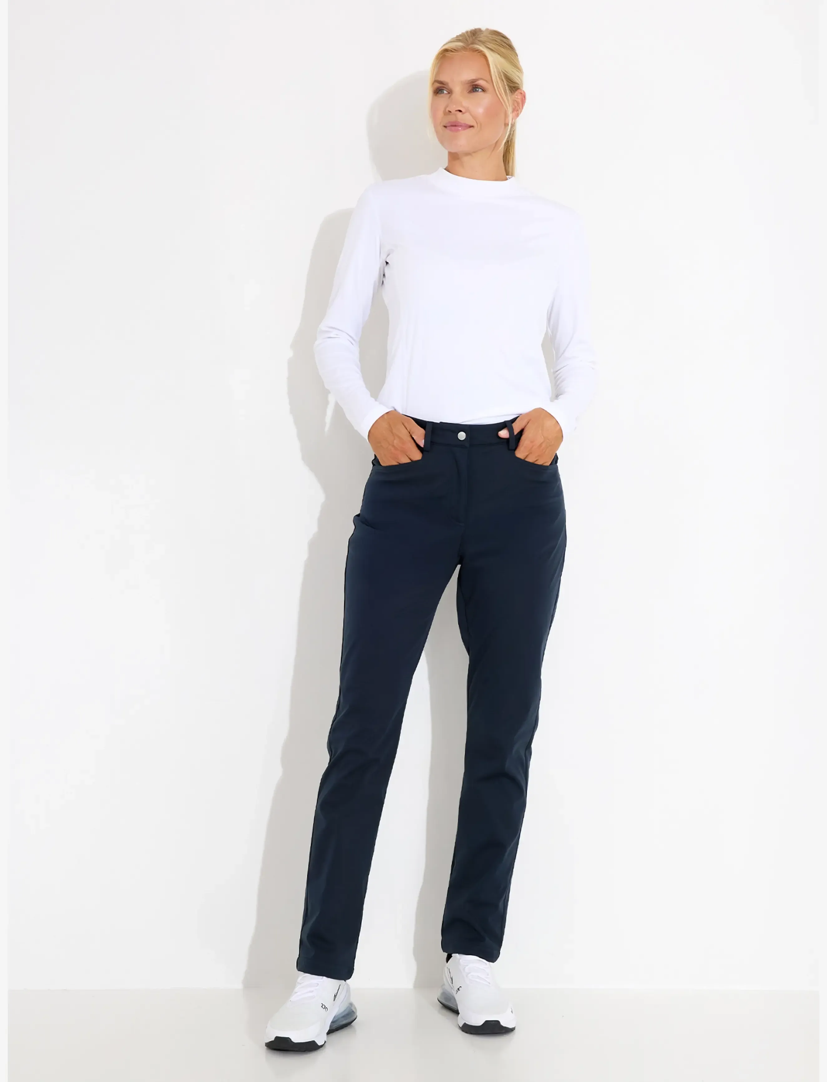 Abacus - Lds Muirfield softshell trousers - navy - 3