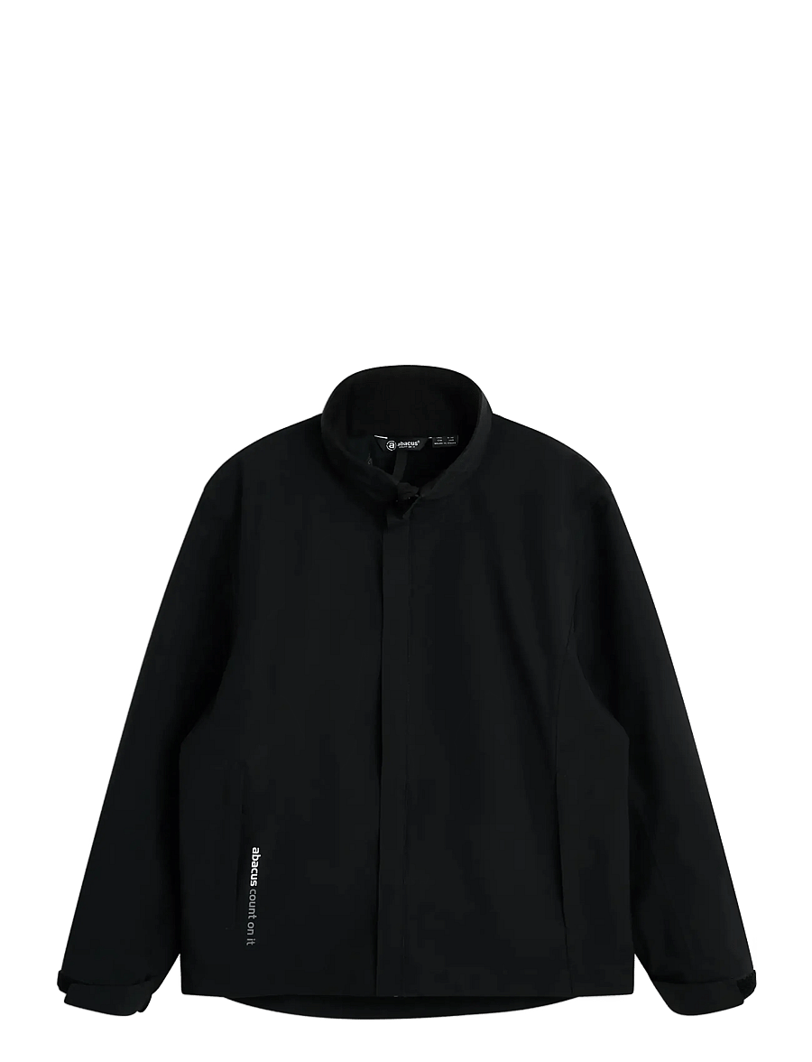Abacus - Jr Links stretch rainjacket - fleecejakker - black - 0