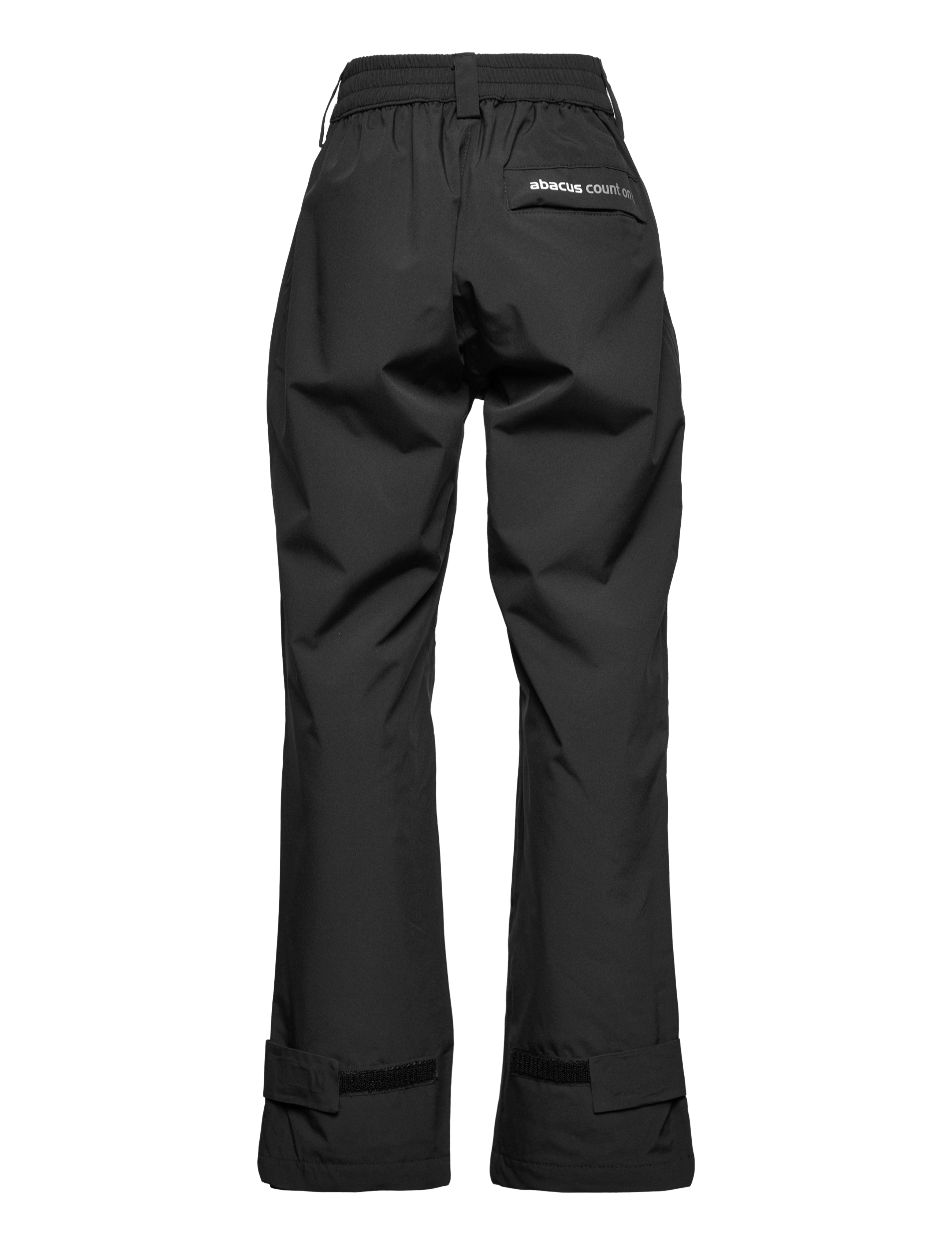 Abacus - Jr Links rain trousers - shell- & regnbukser - black - 1