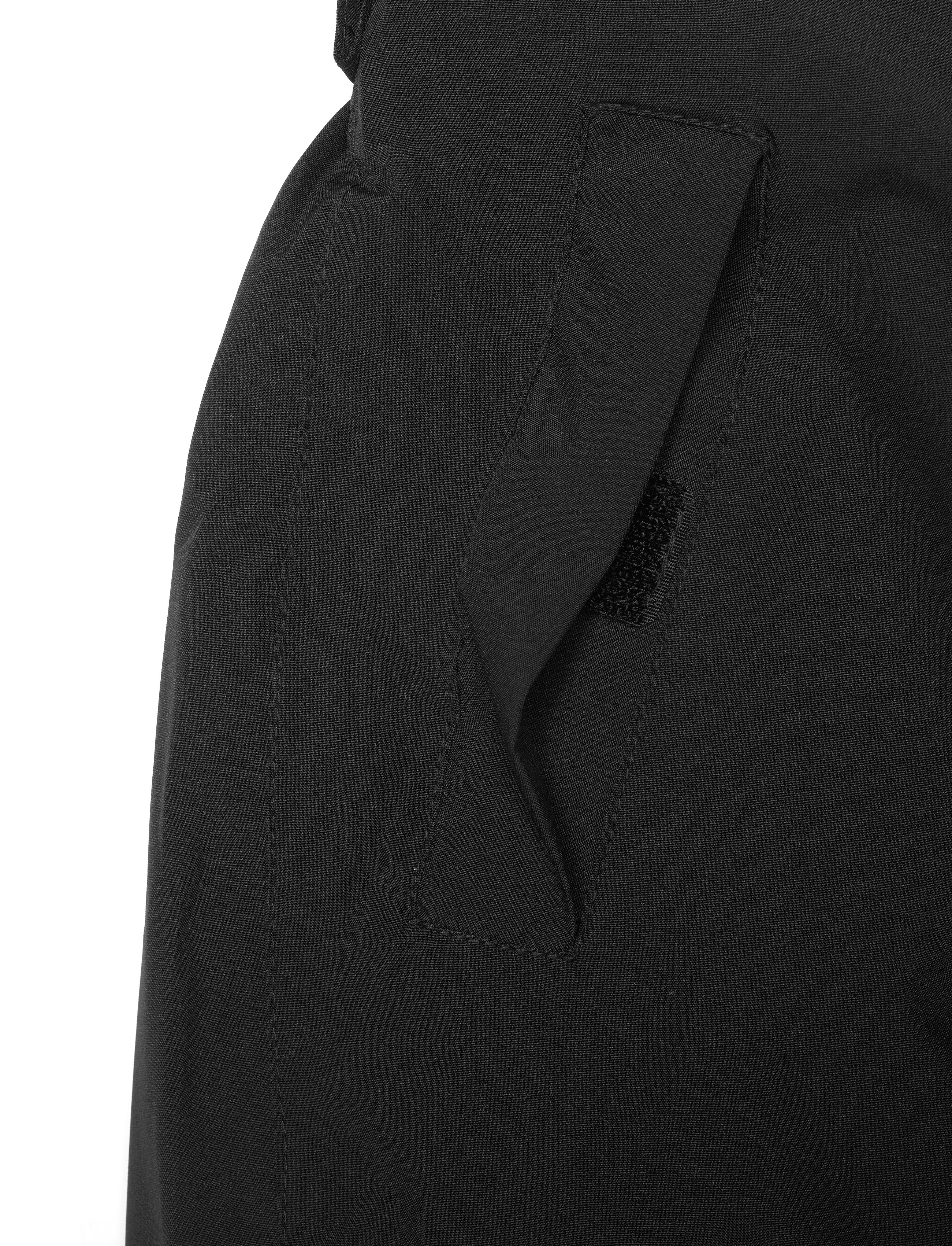 Abacus - Jr Links rain trousers - shell- & regnbukser - black - 2