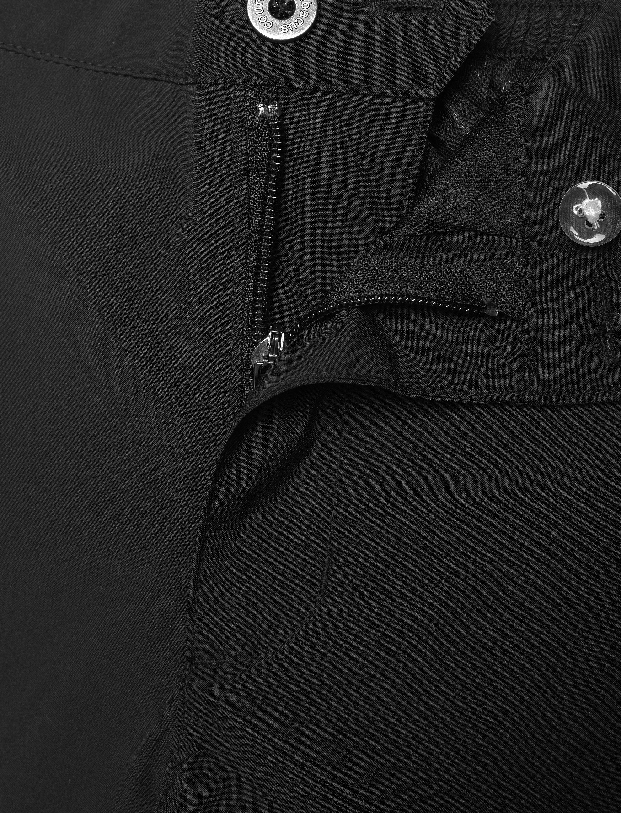 Abacus - Jr Links rain trousers - shell- & regnbukser - black - 3