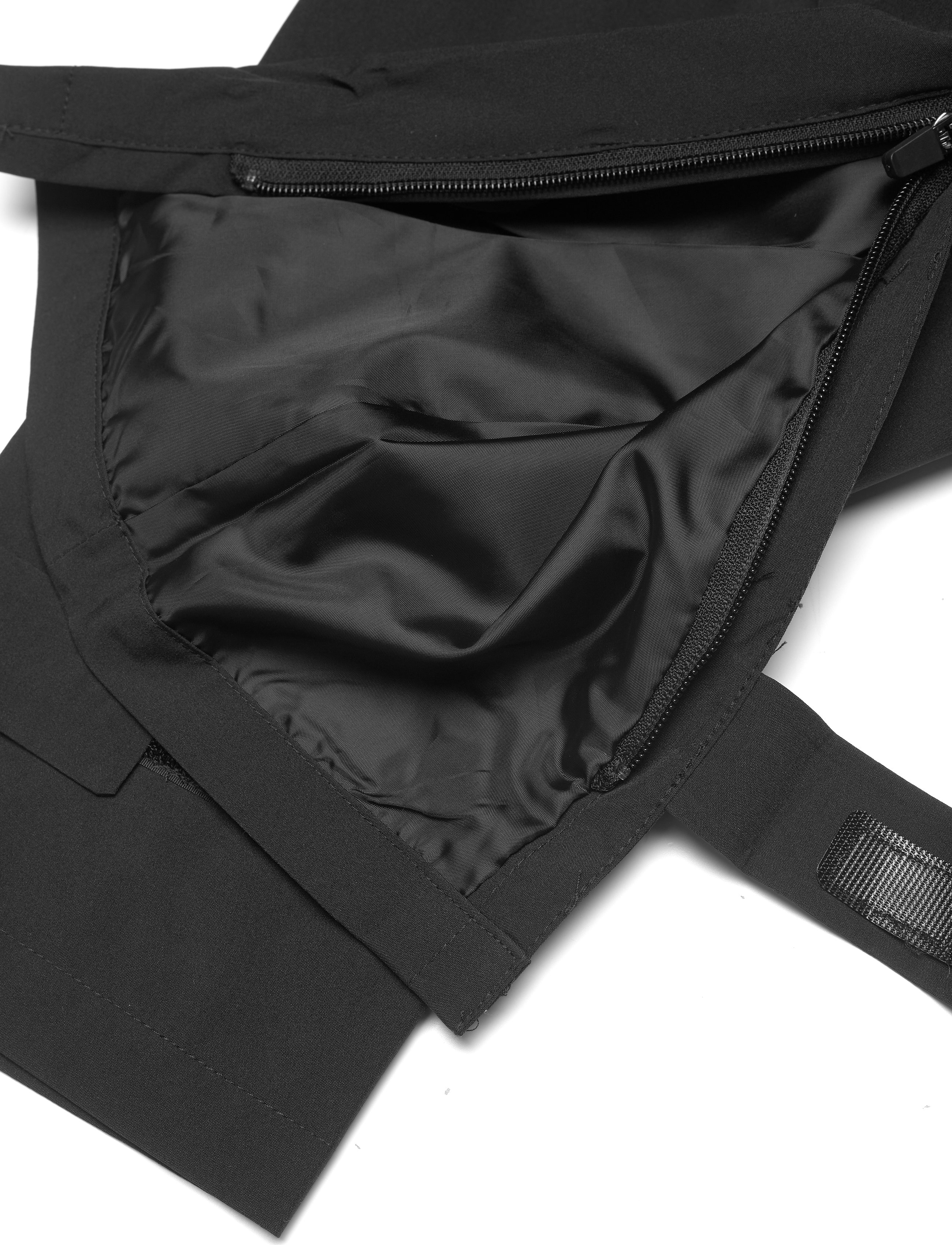 Abacus - Jr Links rain trousers - shell- & regnbukser - black - 4