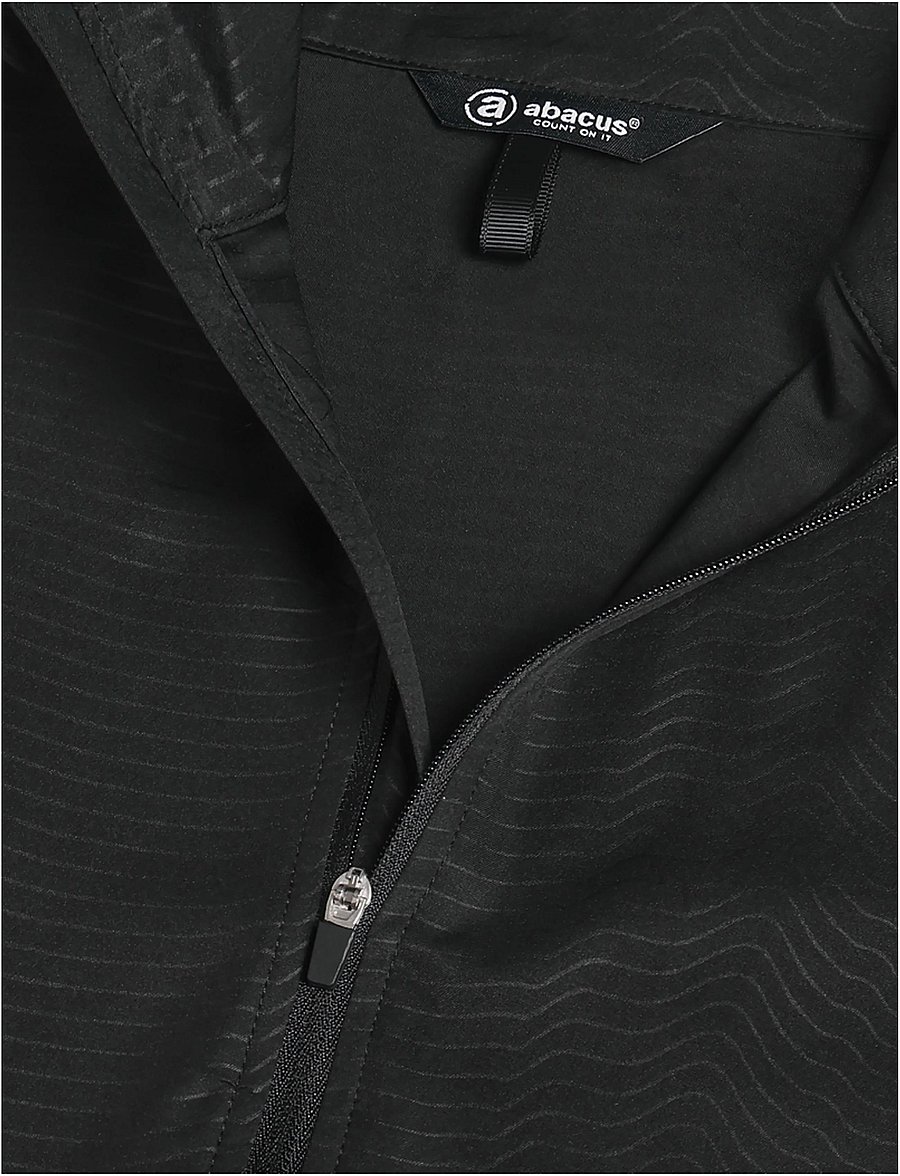 Abacus - Jr Lanark stretch wind jacket - ytterkläder - black - 2