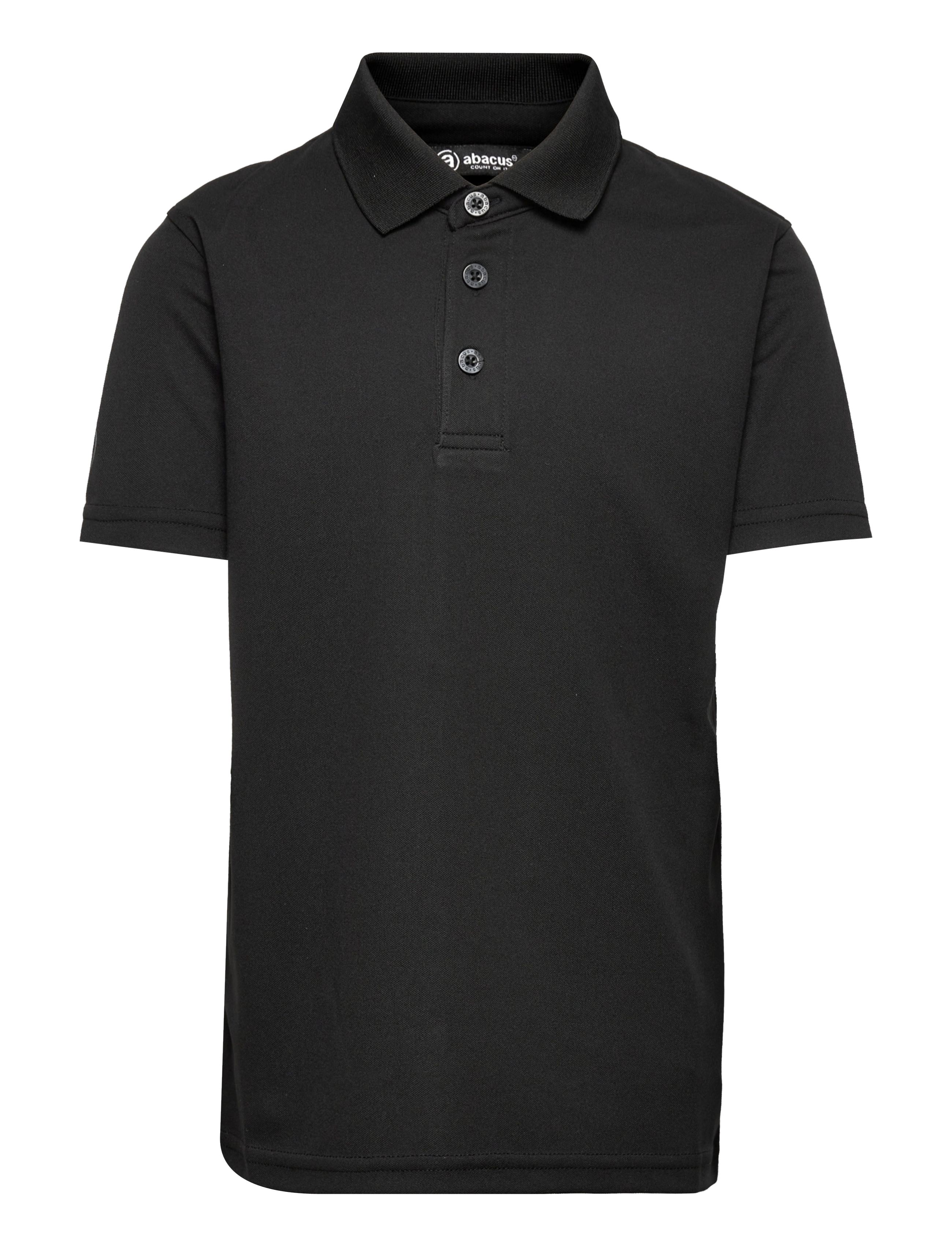 ABACUS Jr Cray Drycool Polo Schwarz - 160 - Kinder