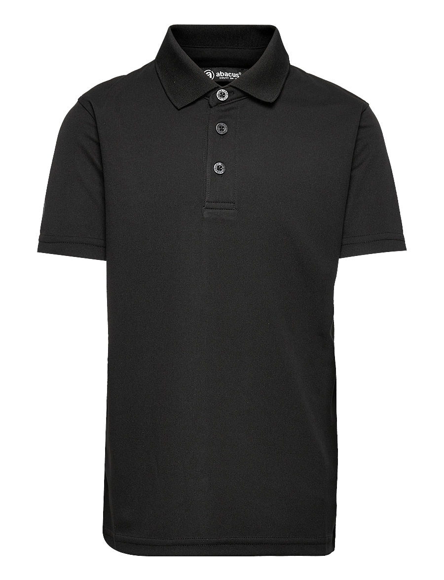 Abacus - Jr Cray drycool polo - kurzärmelig - black - 0