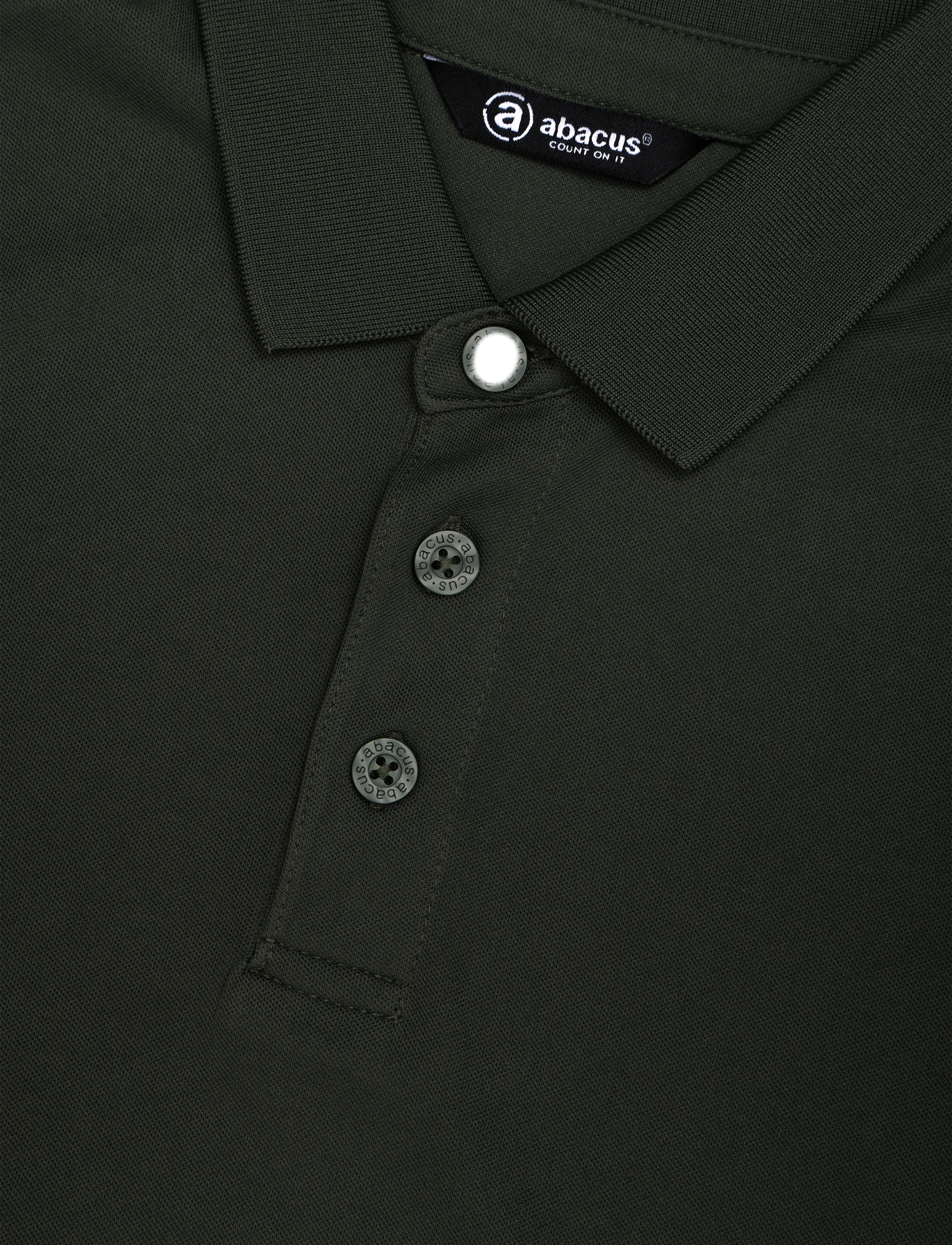 Abacus - Jr Cray drycool polo - short-sleeved polos - forest - 2