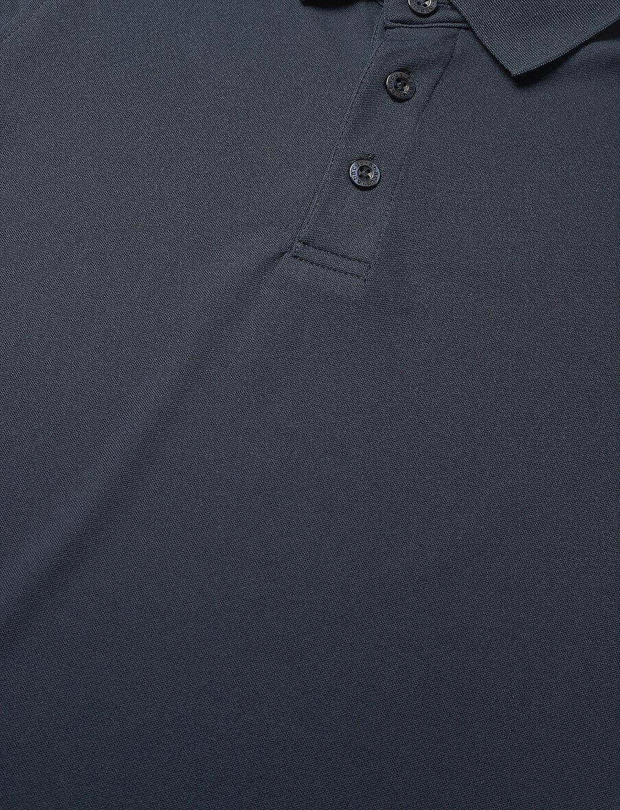 Abacus - Jr Cray drycool polo - kortærmede poloer - navy - 2