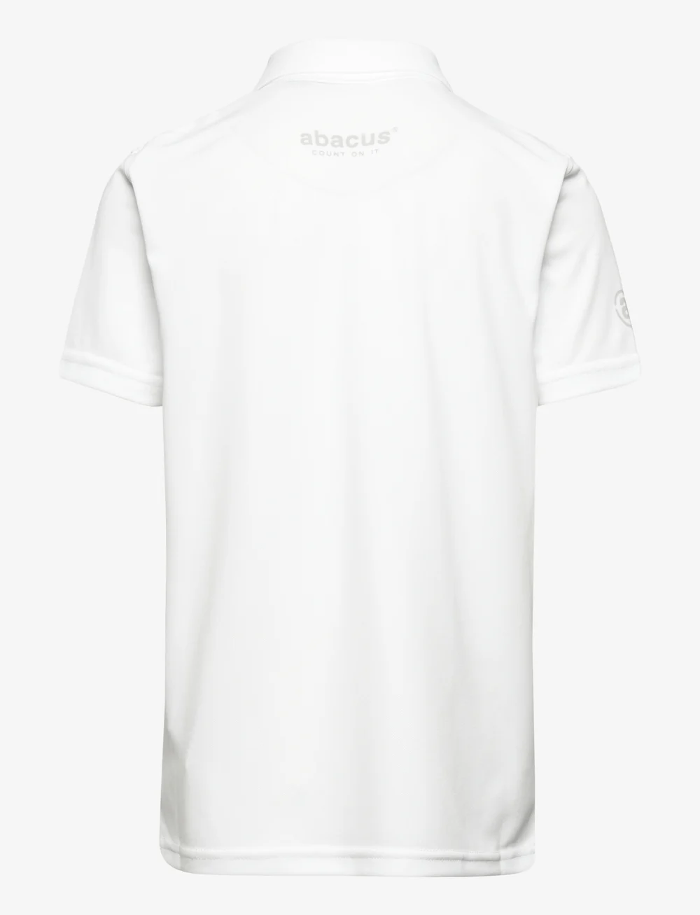 Abacus - Jr Cray drycool polo - sportstoppe - white - 1