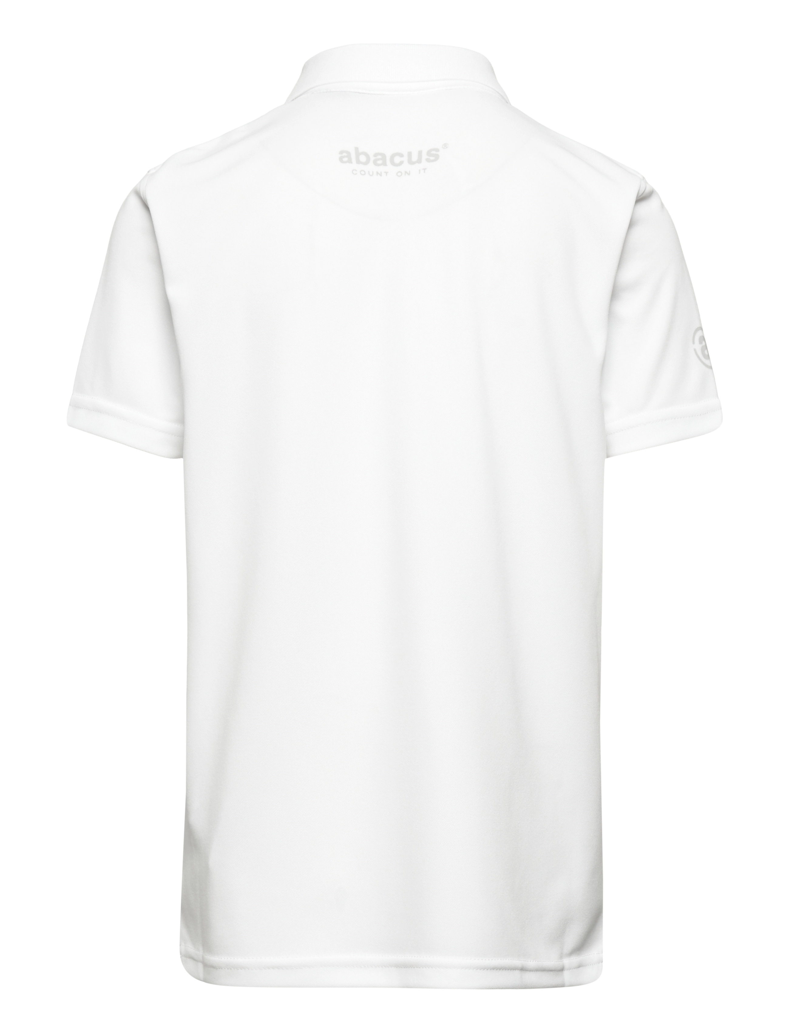 Abacus - Jr Cray drycool polo - kortærmede poloer - white - 1