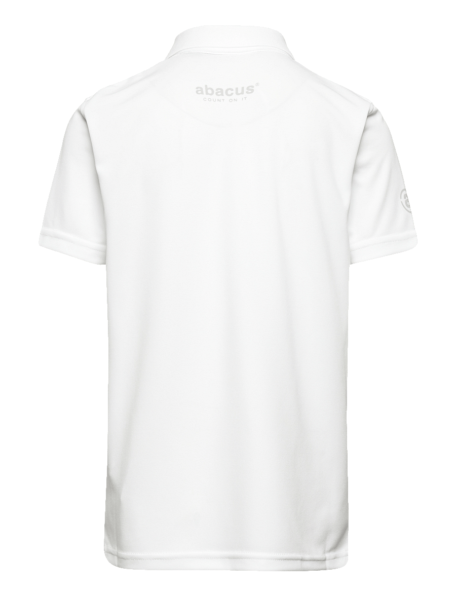 Abacus - Jr Cray drycool polo - kortærmede poloer - white - 1