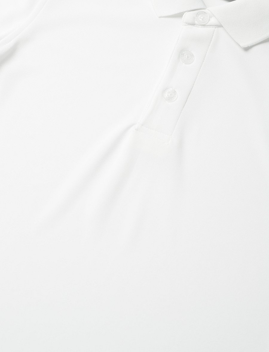 Abacus - Jr Cray drycool polo - kortærmede poloer - white - 2