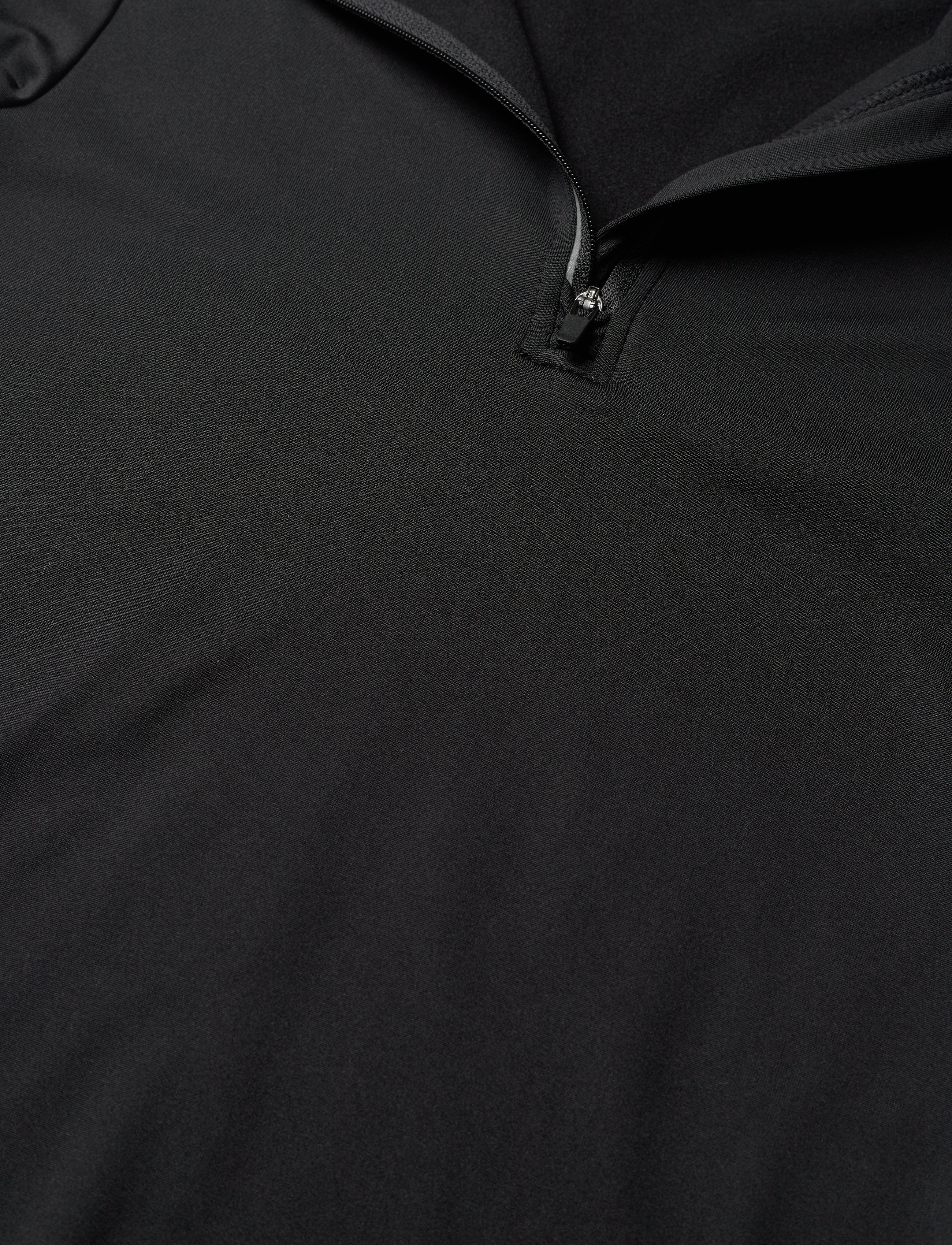 Abacus - Jr Dunbar halfzip fleece - efterårsjakker - black - 2