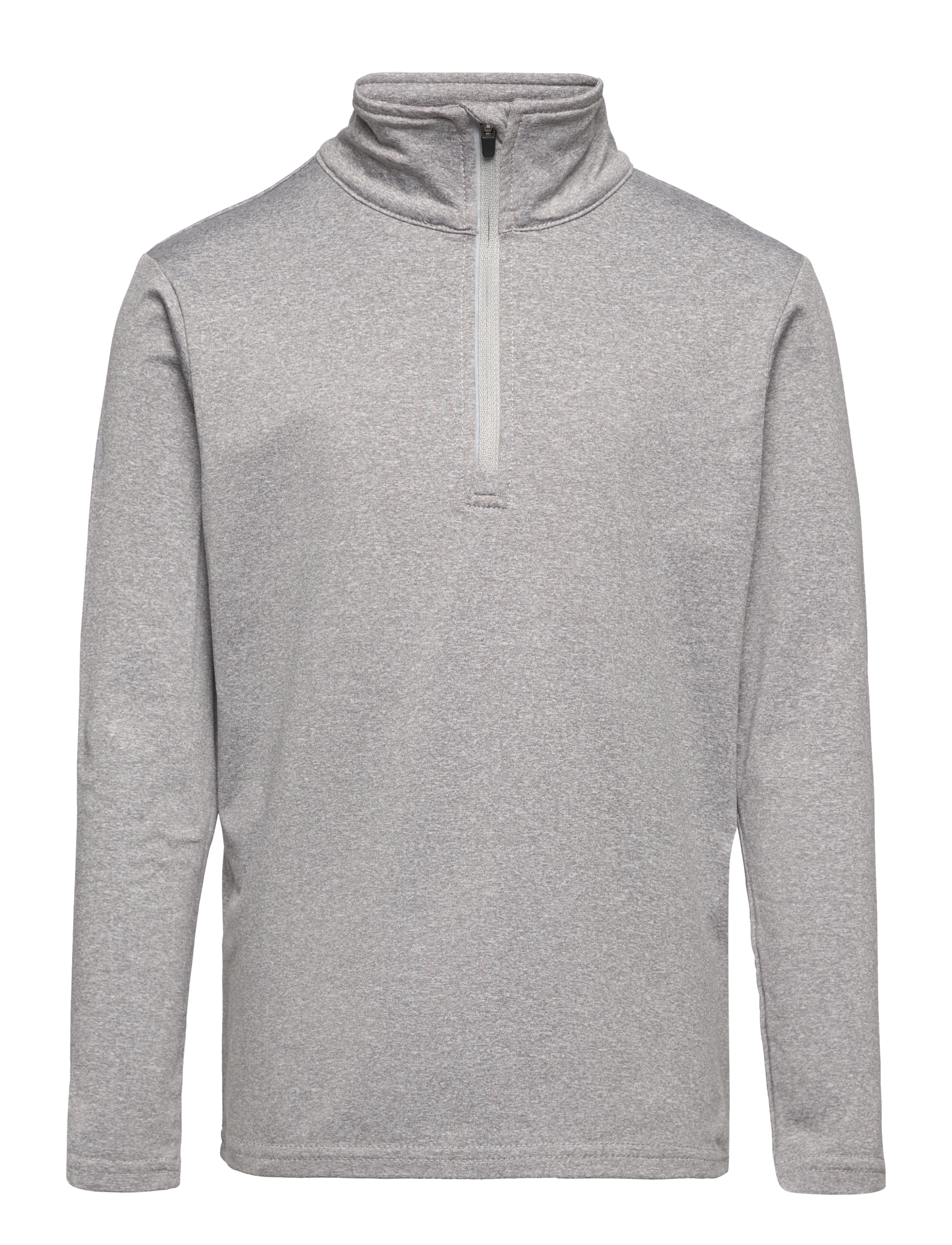 Abacus Jr Dunbar halfzip fleece - Riided - LT.GREYMELANGE / grey