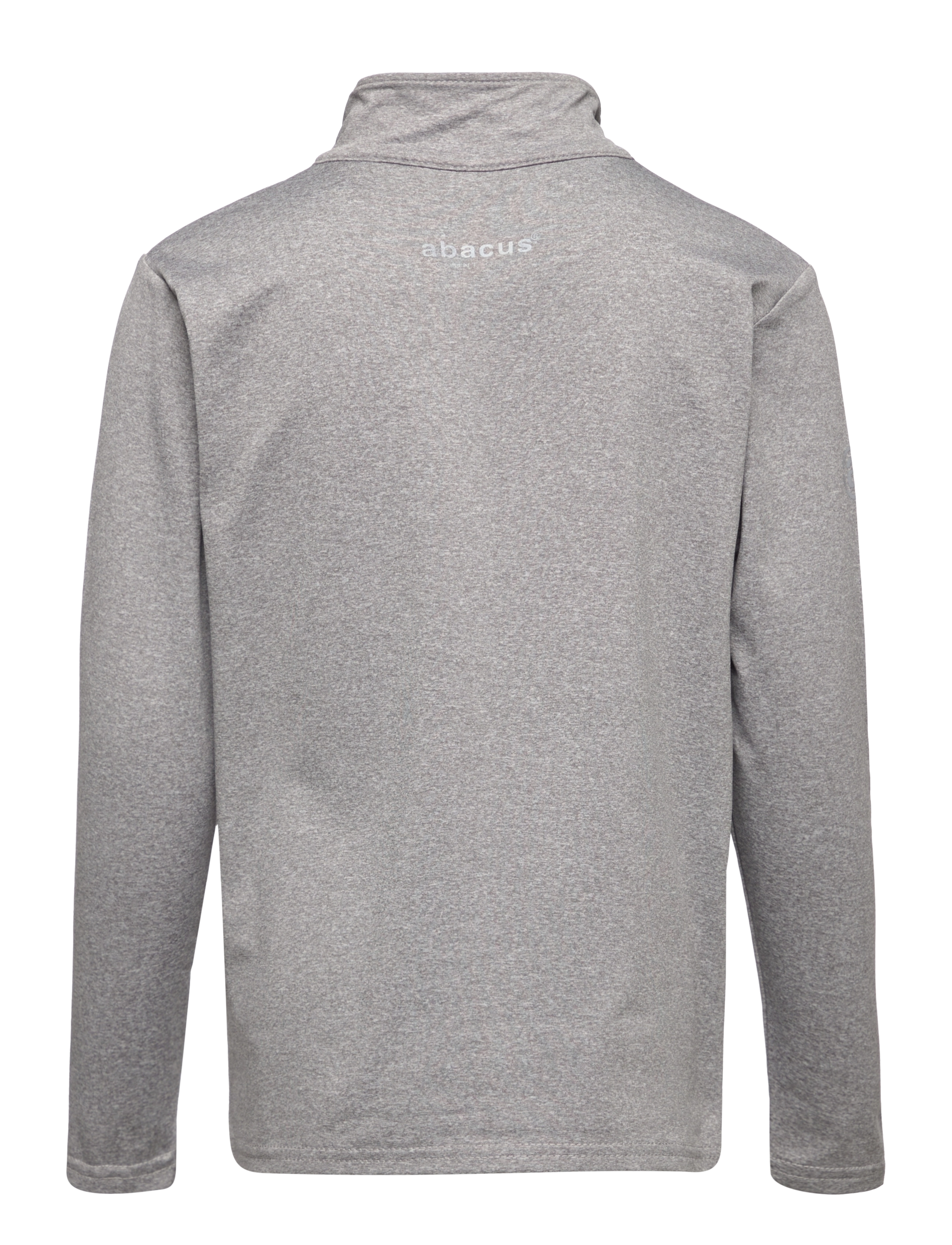 Abacus - Jr Dunbar halfzip fleece - insulated jackets - lt.greymelange - 1