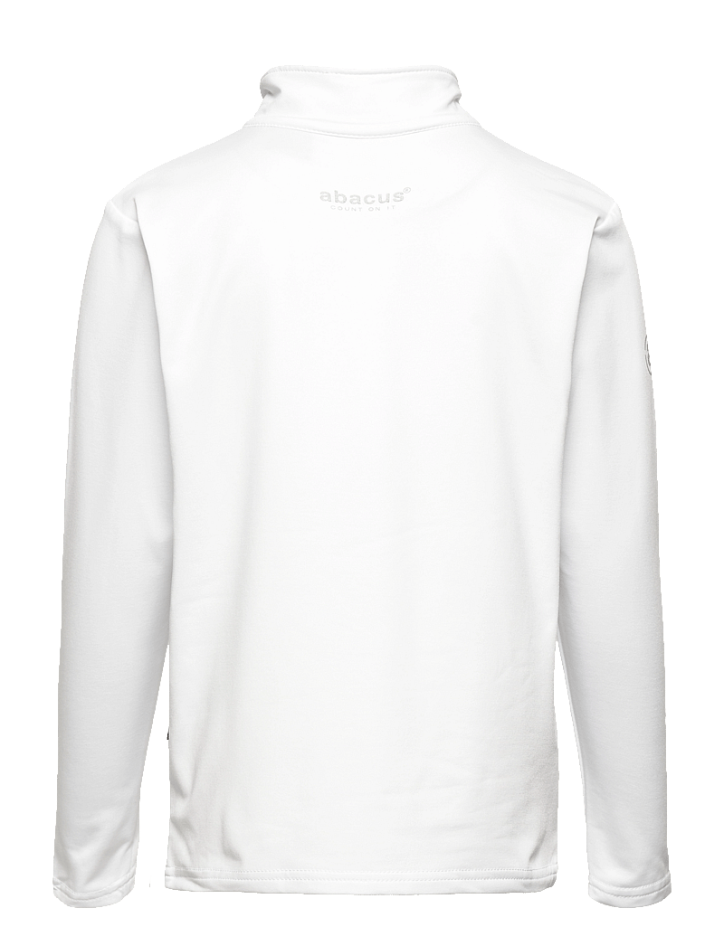 Abacus - Jr Dunbar halfzip fleece - isolierte jacken - white - 1