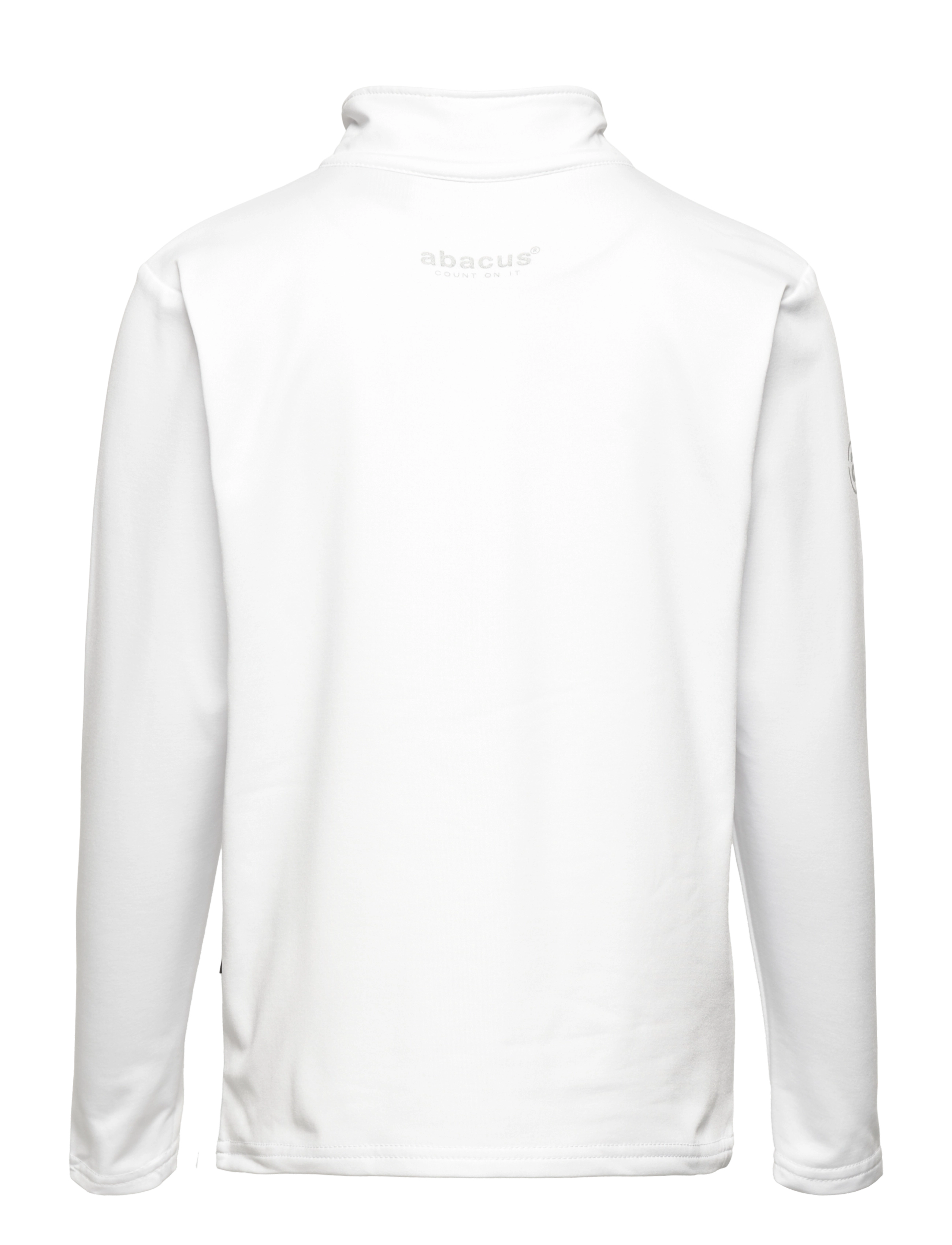 Abacus - Jr Dunbar halfzip fleece - paksud joped - white - 1