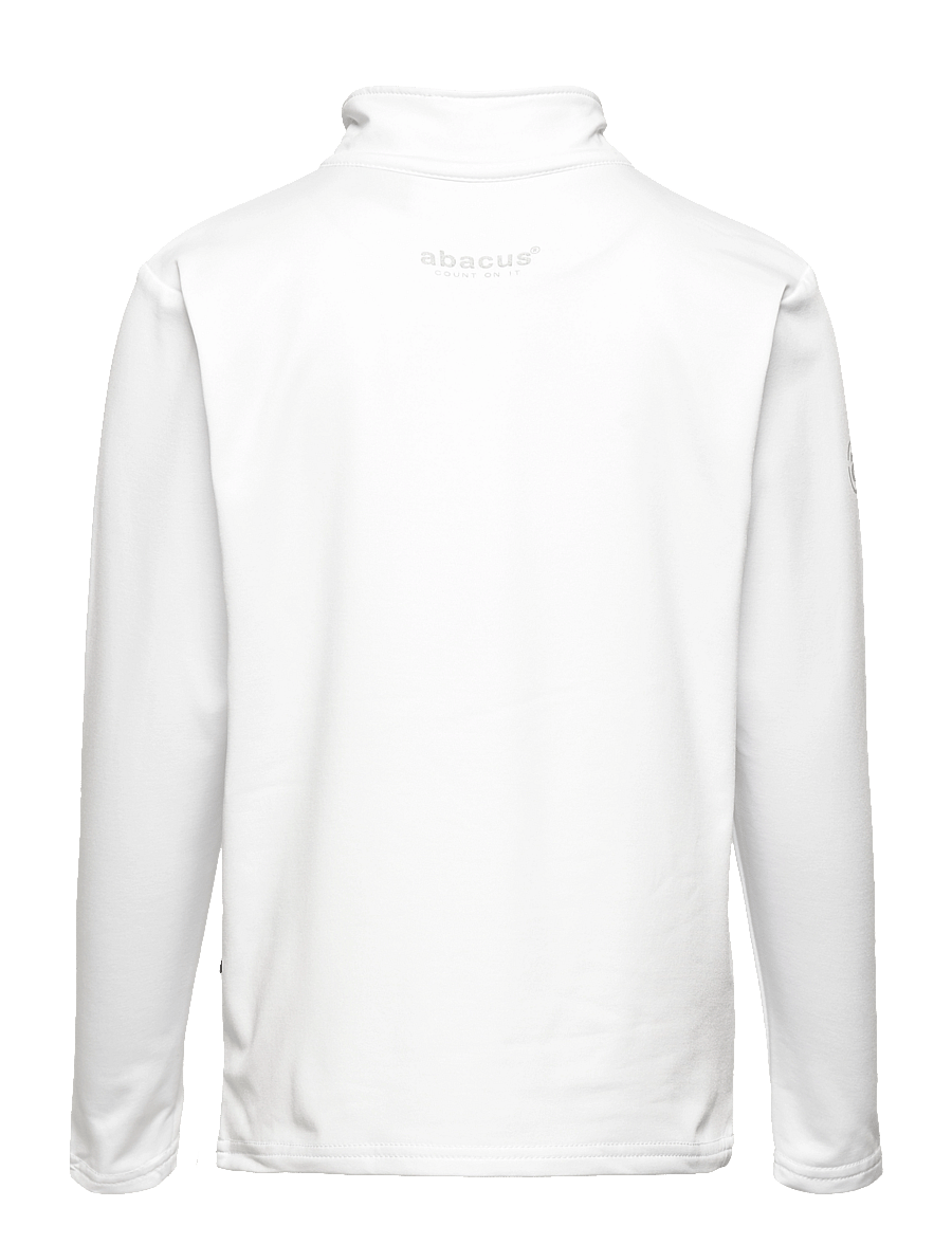 Abacus - Jr Dunbar halfzip fleece - isolierte jacken - white - 1