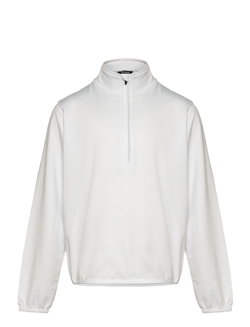Abacus - Jr Cradoc halfzip fleece - sweatshirts - white - 0