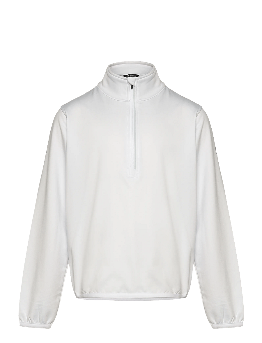 Abacus - Jr Cradoc halfzip fleece - sweatshirts - white - 0