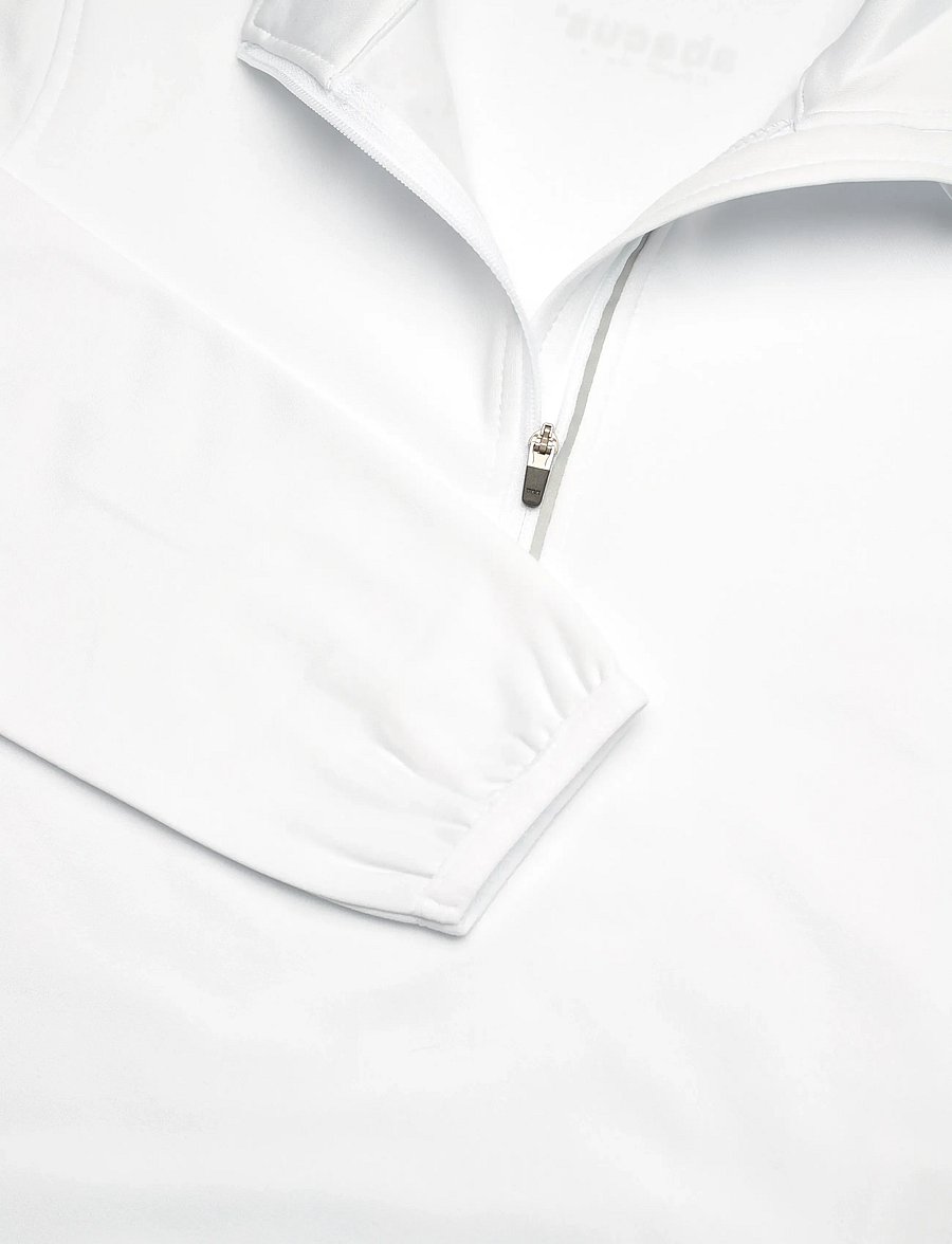 Abacus - Jr Cradoc halfzip fleece - sweatshirts - white - 2