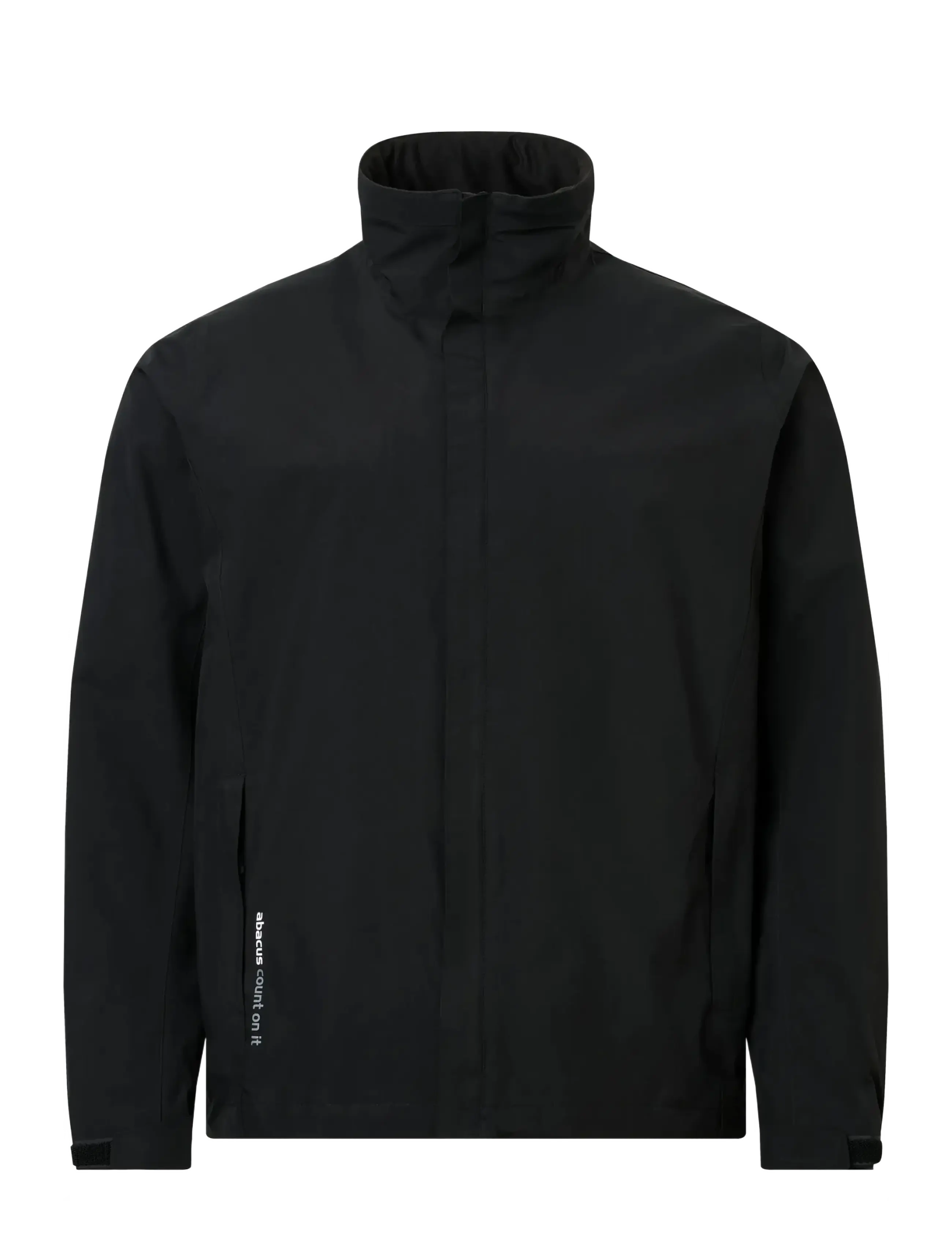 Abacus Mens Links stretch rainjacket - Abacus - BLACK / black