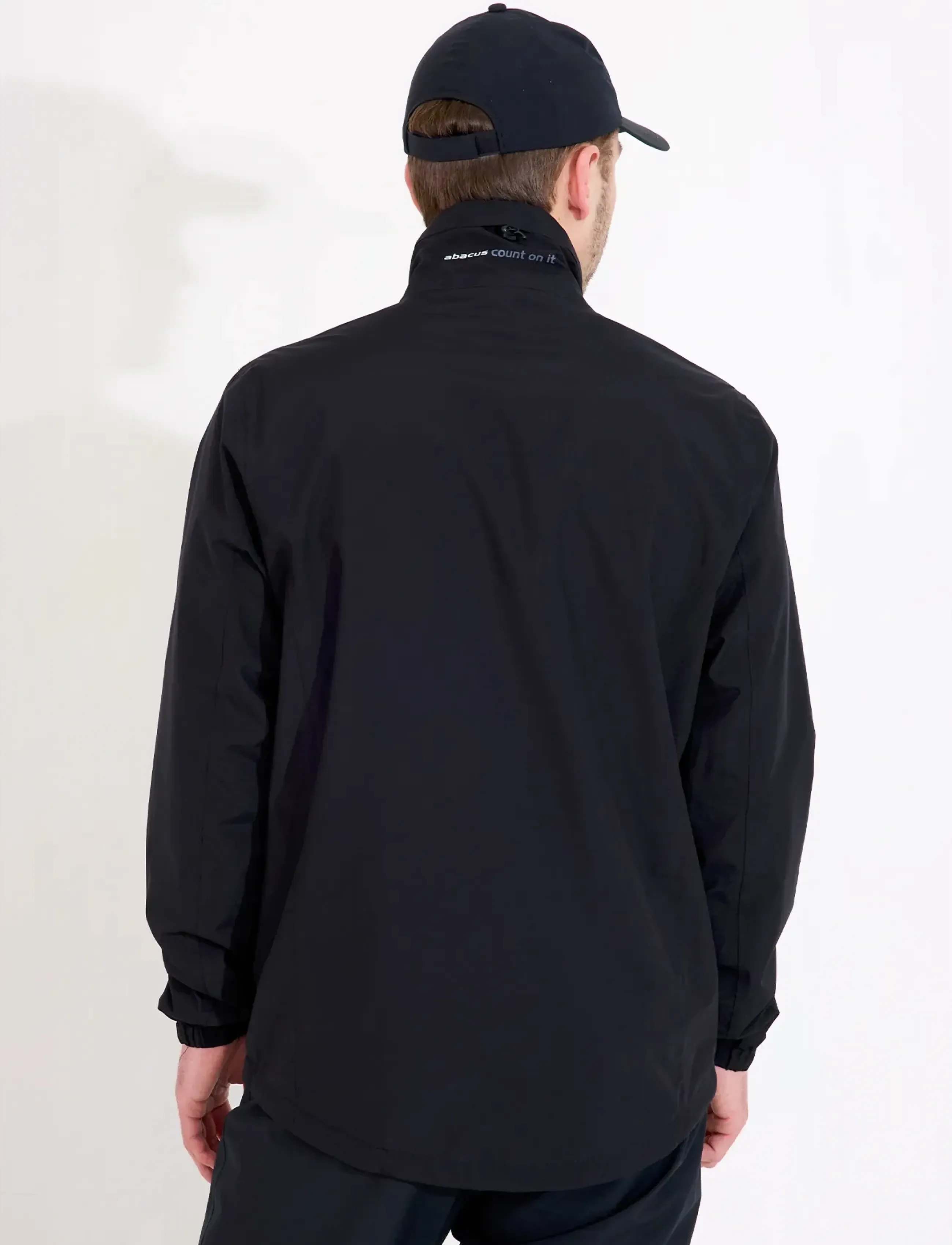 Abacus - Mens Links stretch rainjacket - golf-jacken - black - 2