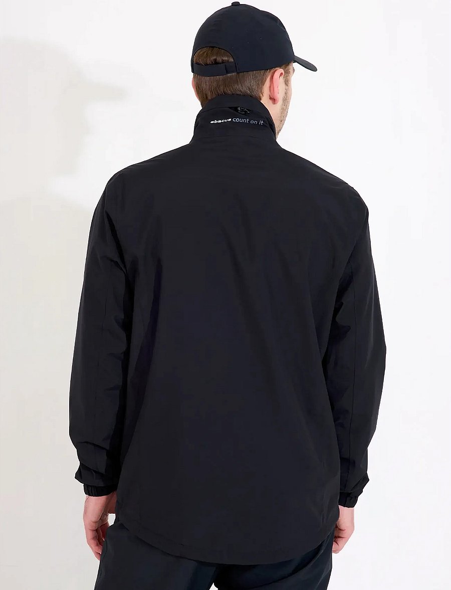 Abacus - Mens Links stretch rainjacket - golf-jacken - black - 2