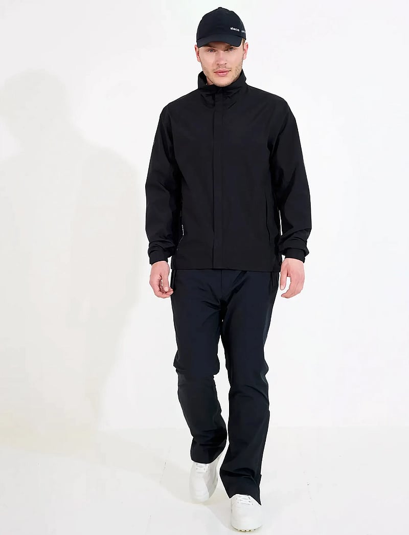 Abacus - Mens Links stretch rainjacket - golfijakid - black - 3