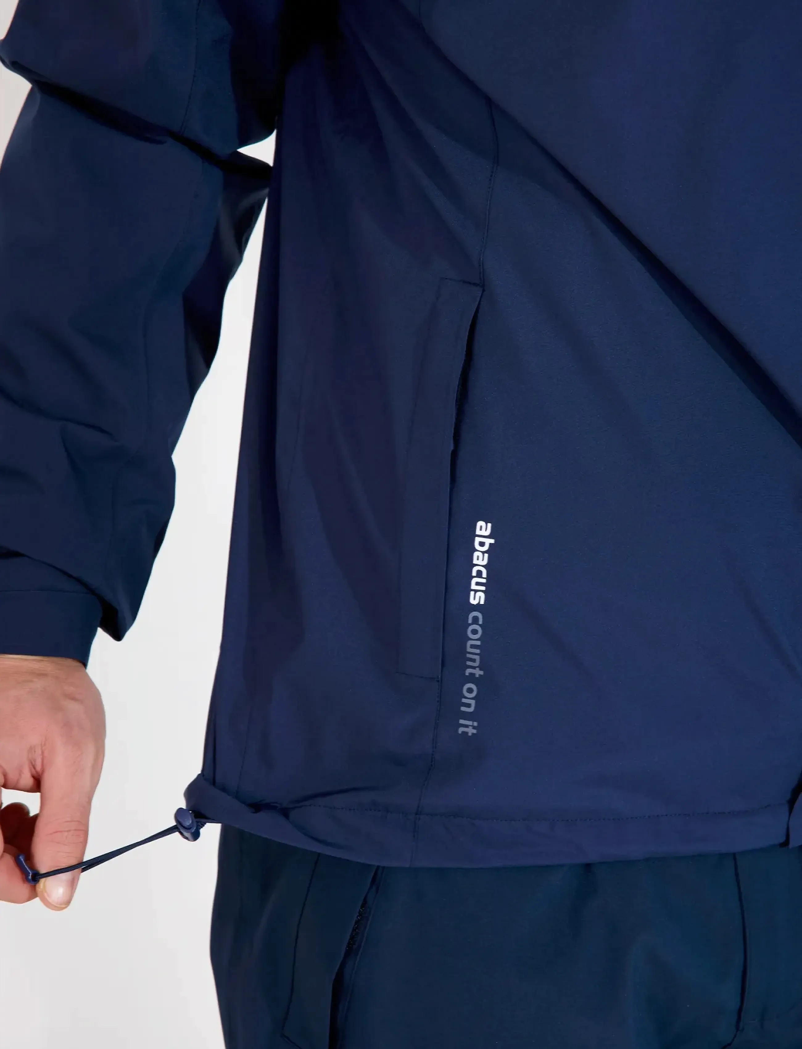 Abacus - Mens Links stretch rainjacket - golf jassen - navy - 3