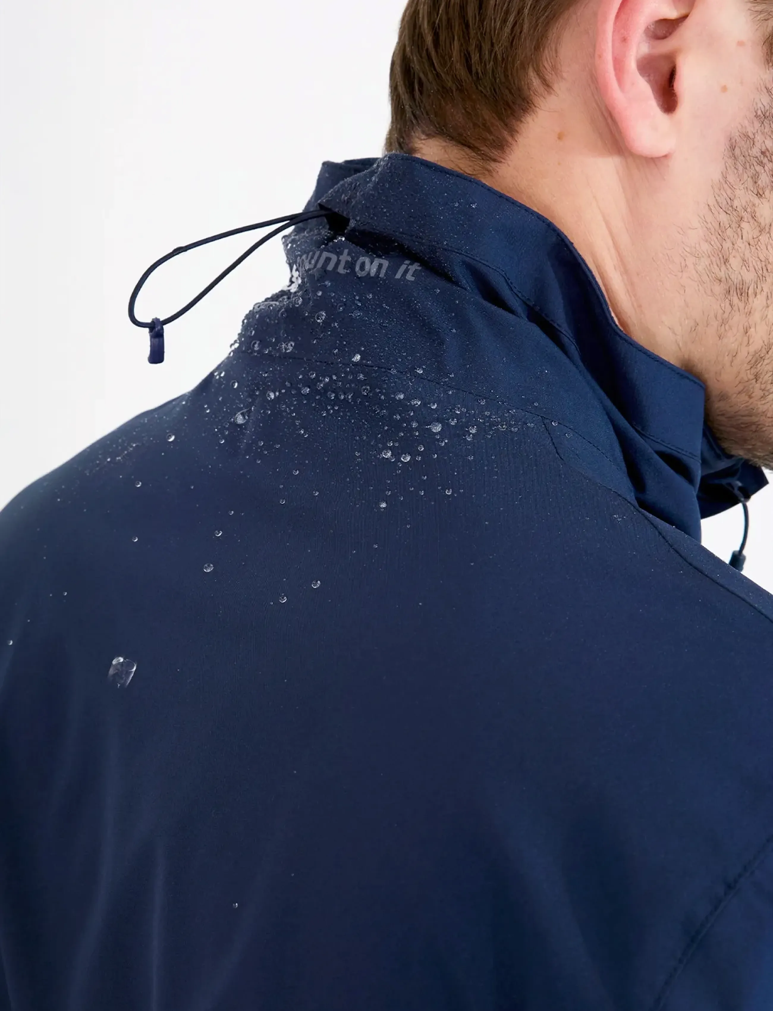 Abacus Mens Links stretch rainjacket - Tänavastiil - NAVY / navy