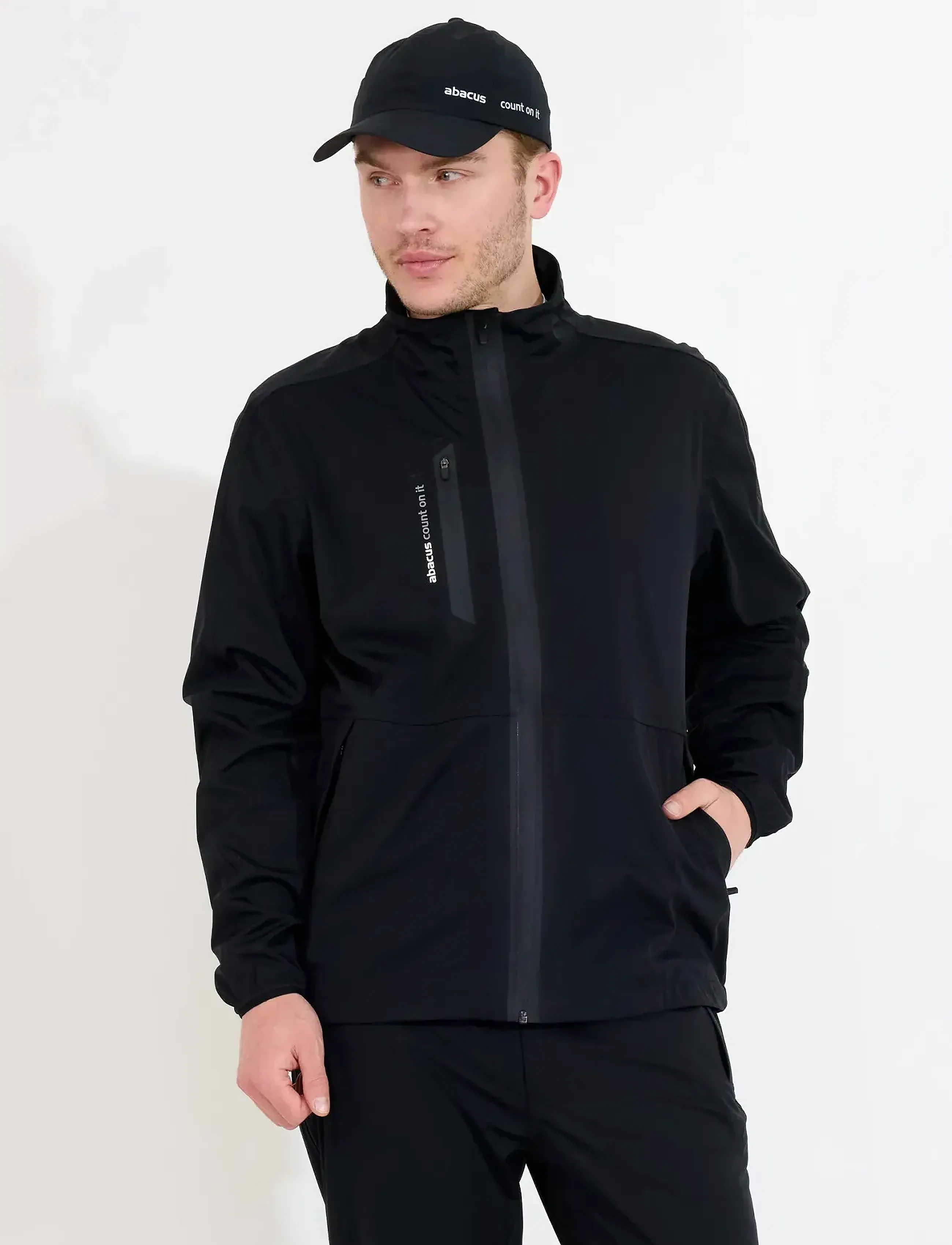 Abacus - Mens Bounce rainjacket - black - 0