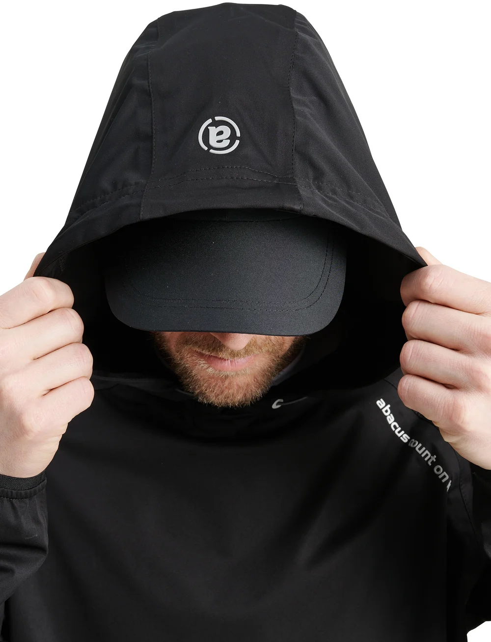 Abacus - Mens Bounce waterproof hoodie - alussärgid - black - 4