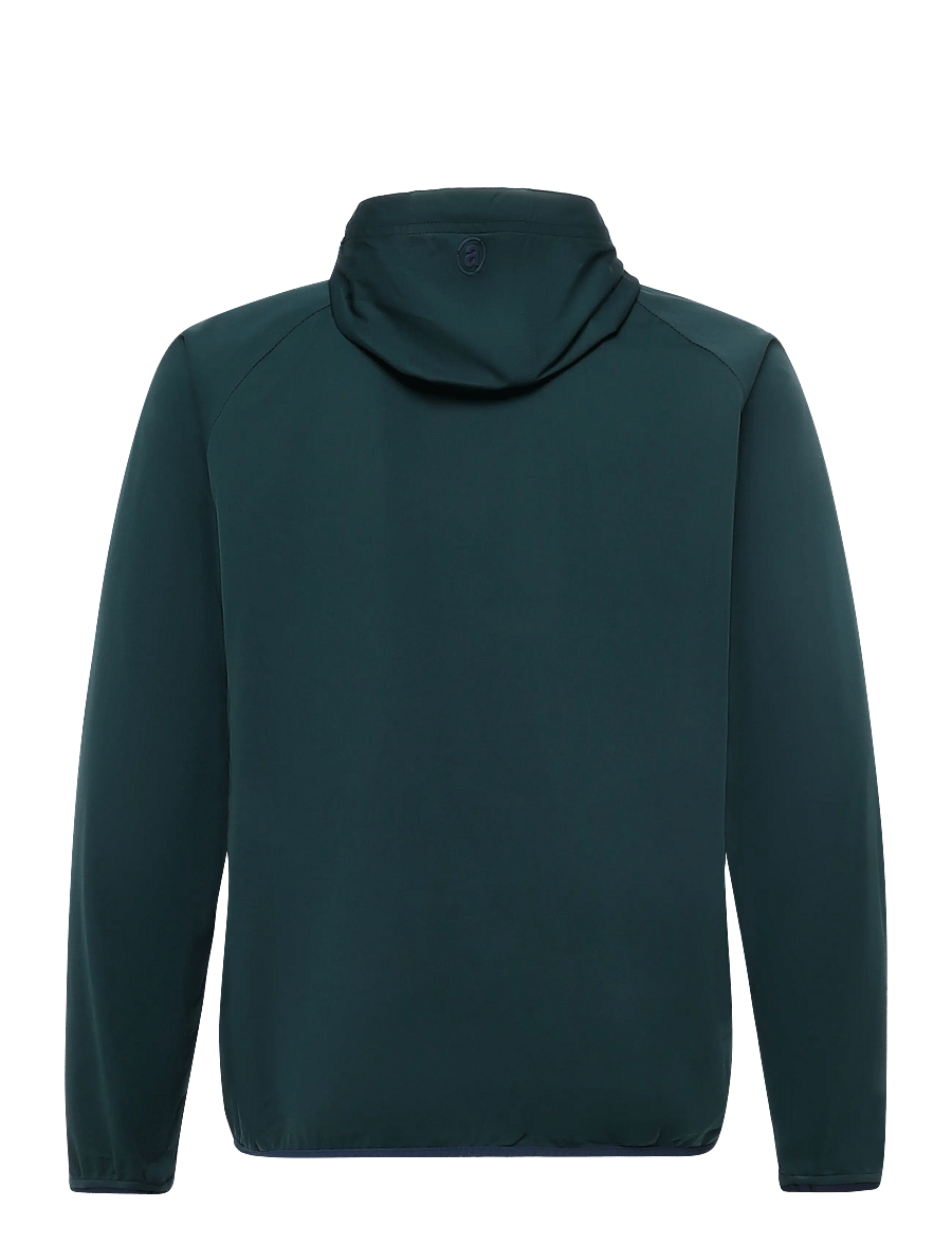 Abacus - Mens Bounce waterproof hoodie - kapuutsiga dressipluusid - course green - 2