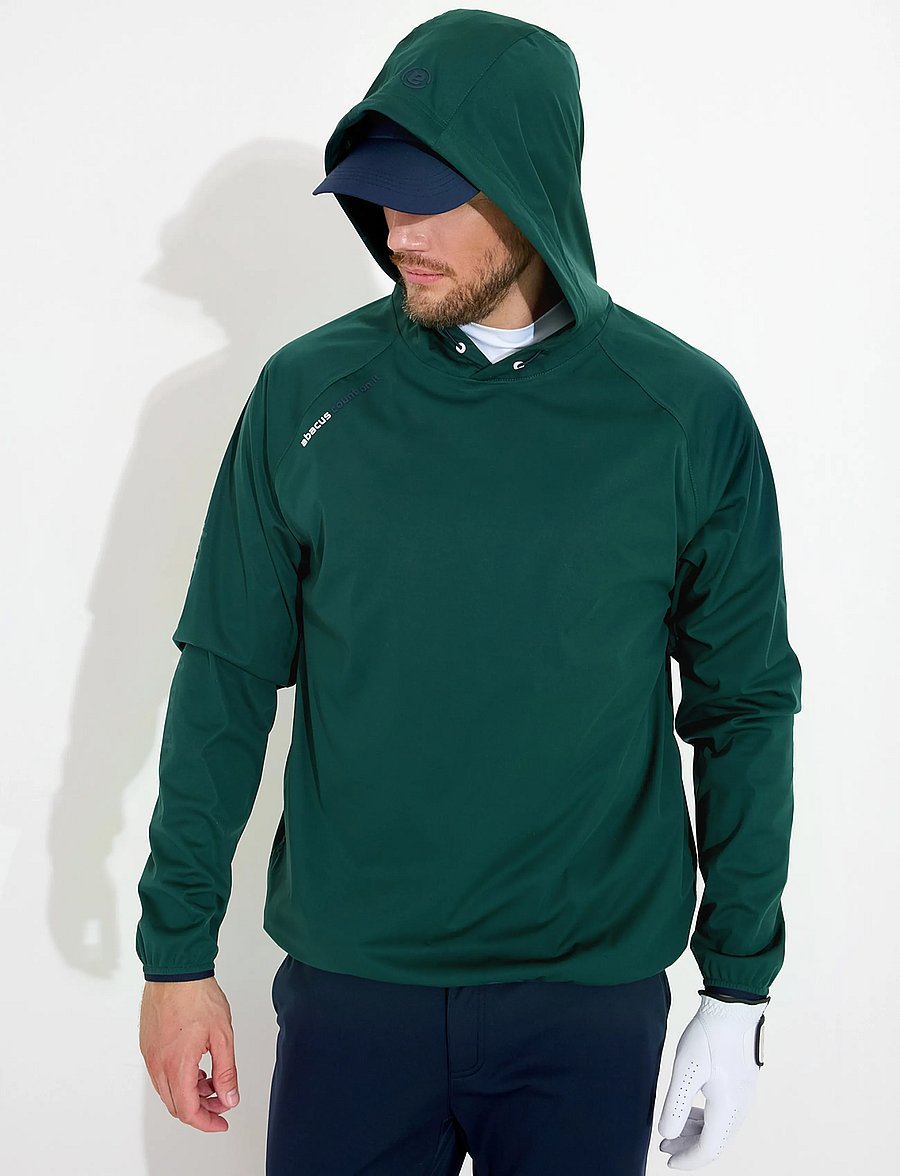 Abacus - Mens Bounce waterproof hoodie - overdele - course green - 0
