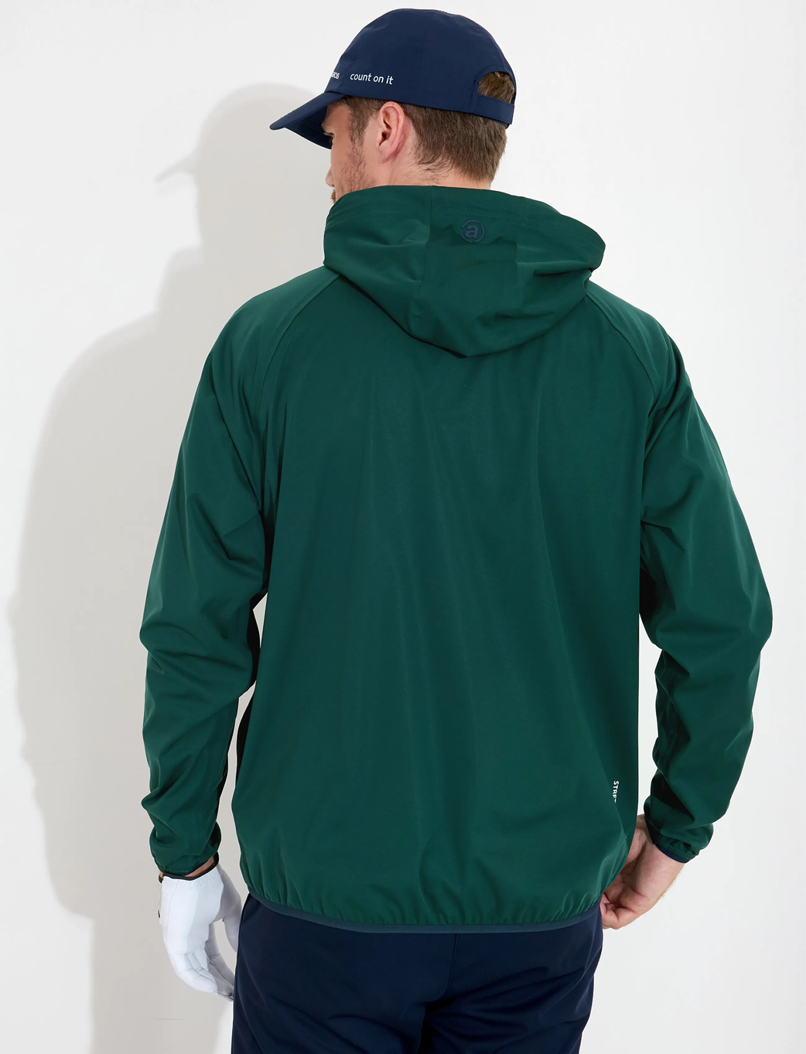 Abacus - Mens Bounce waterproof hoodie - overdele - course green - 2