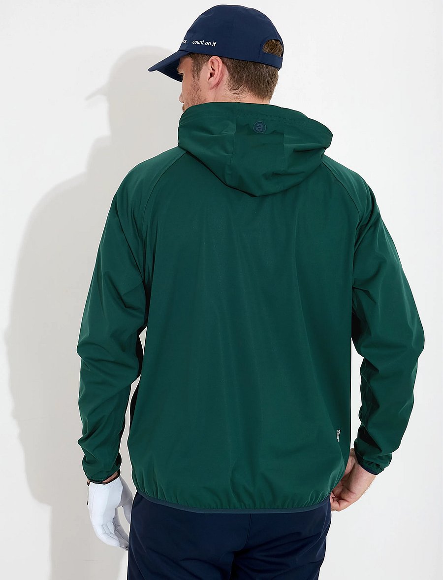 Abacus - Mens Bounce waterproof hoodie - overdele - course green - 2