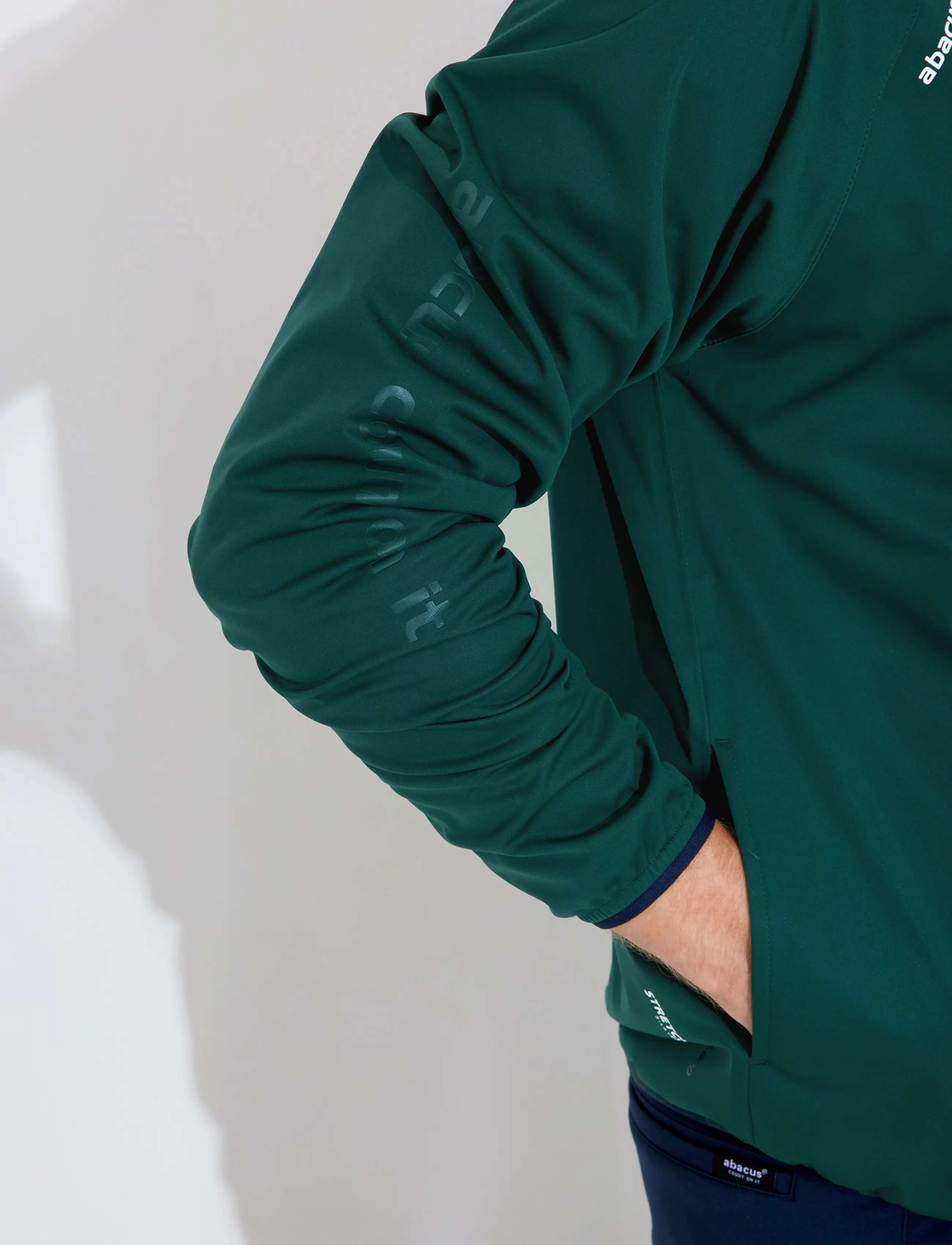 Abacus - Mens Bounce waterproof hoodie - overdele - course green - 4