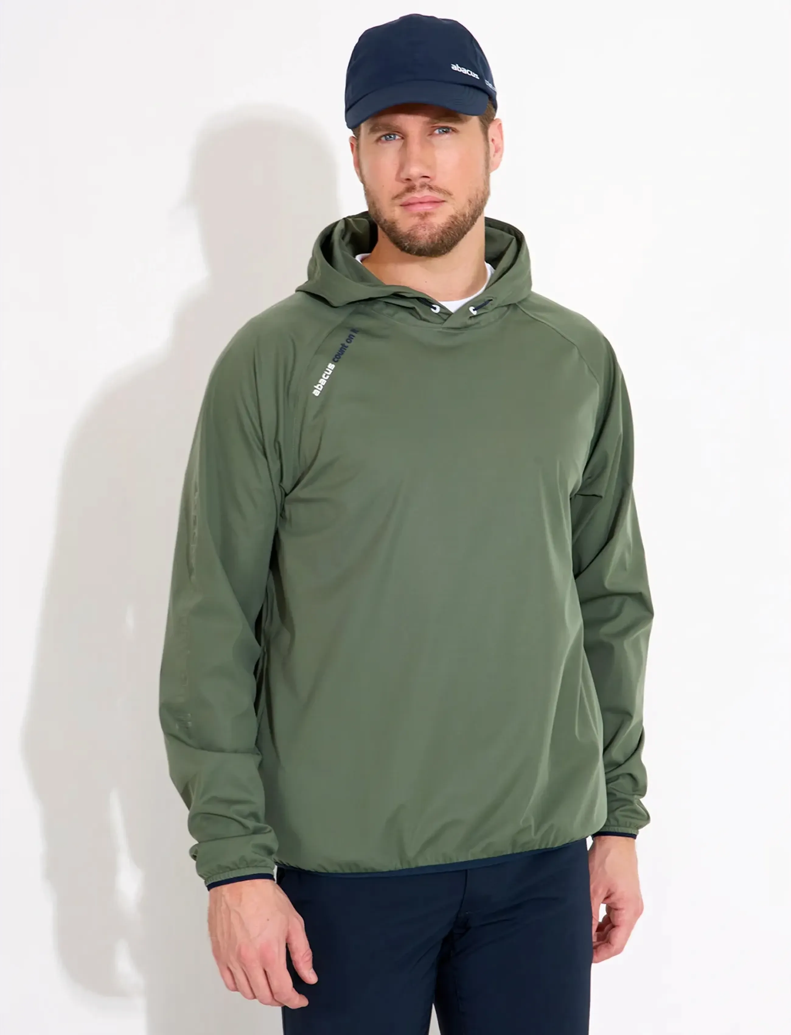 Abacus Mens Bounce waterproof hoodie - Hoodies - FOREST / green