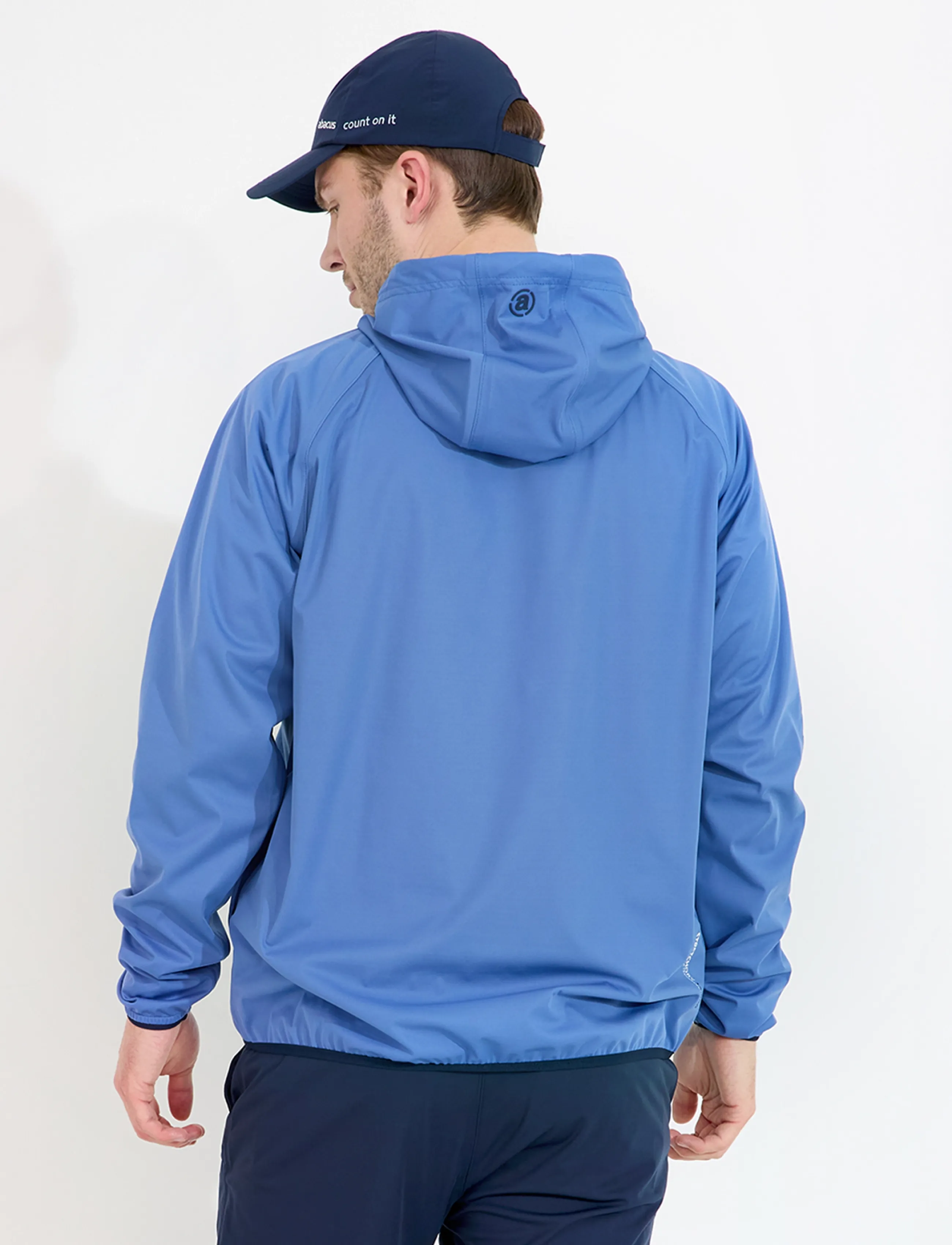 Abacus - Mens Bounce waterproof hoodie - alussärgid - horizon blue - 2