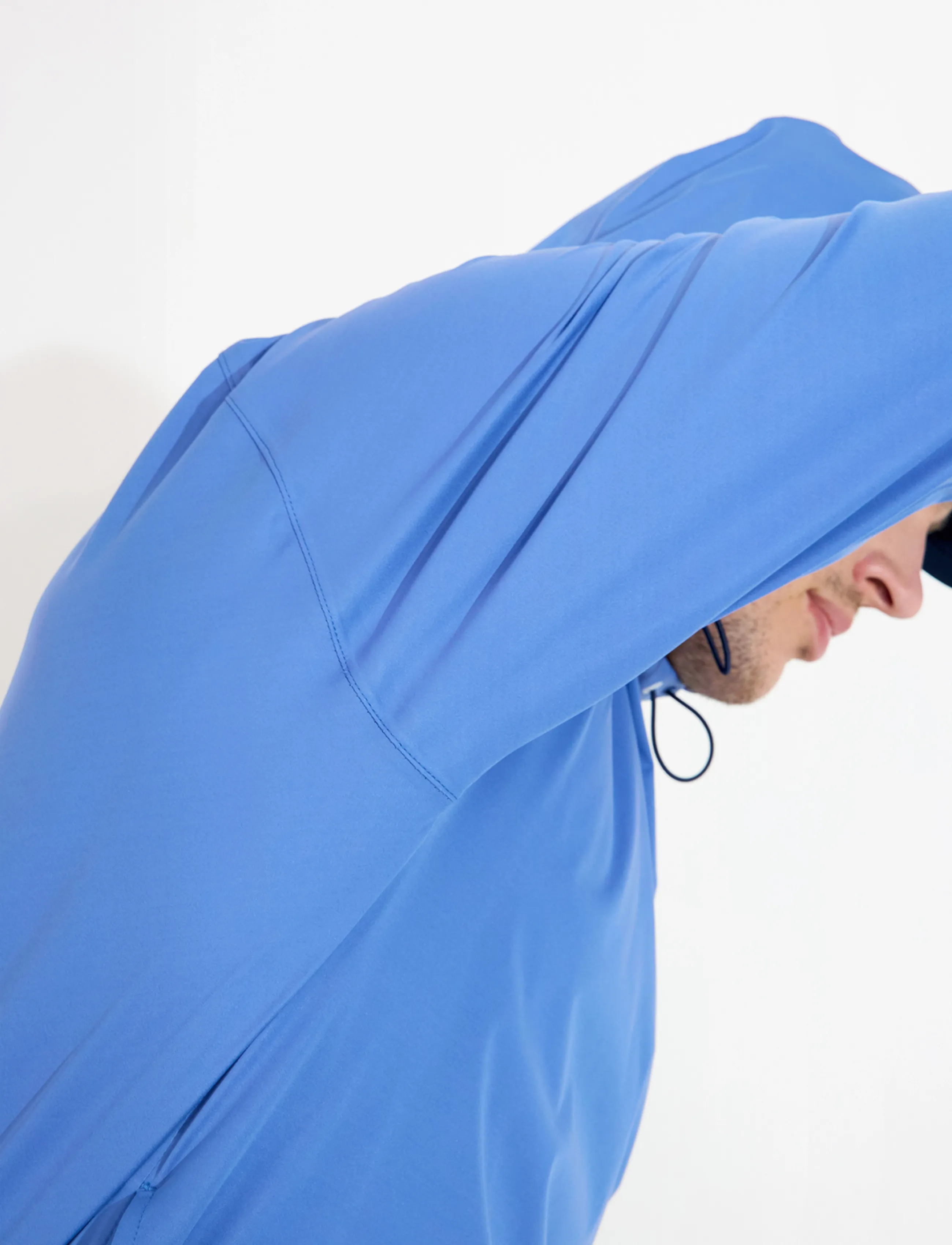 Abacus - Mens Bounce waterproof hoodie - alussärgid - horizon blue - 4