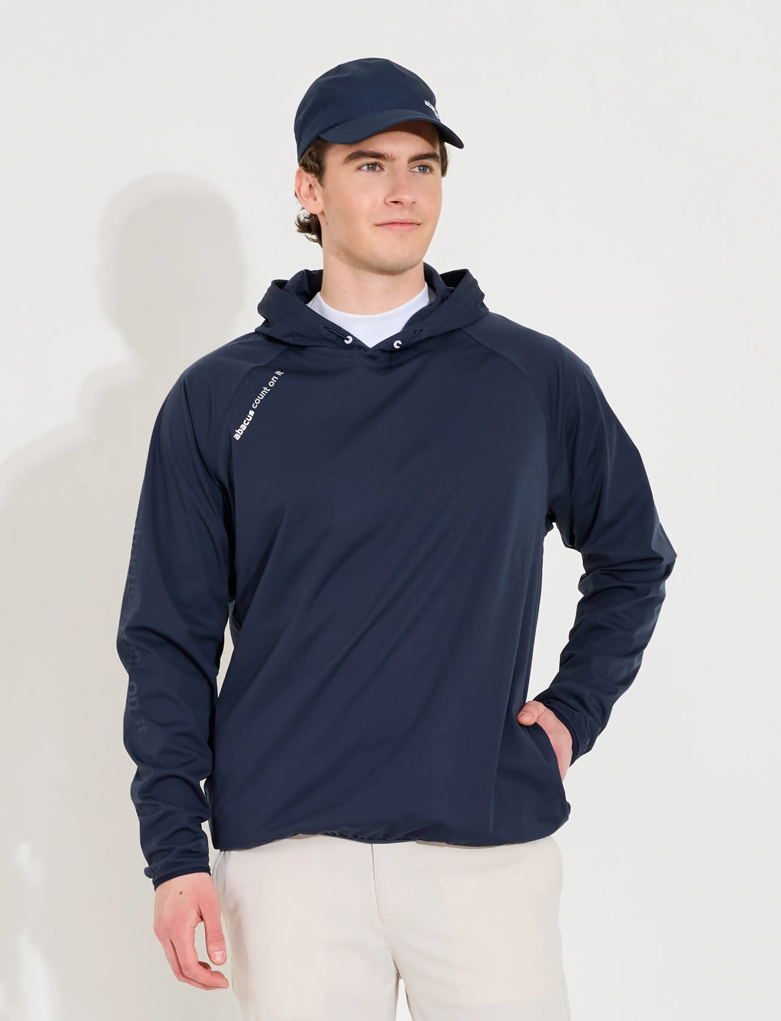 Abacus Mens Bounce Waterproof Hoodie, XXL, Navy, Jakker > Anorakker, Herre
