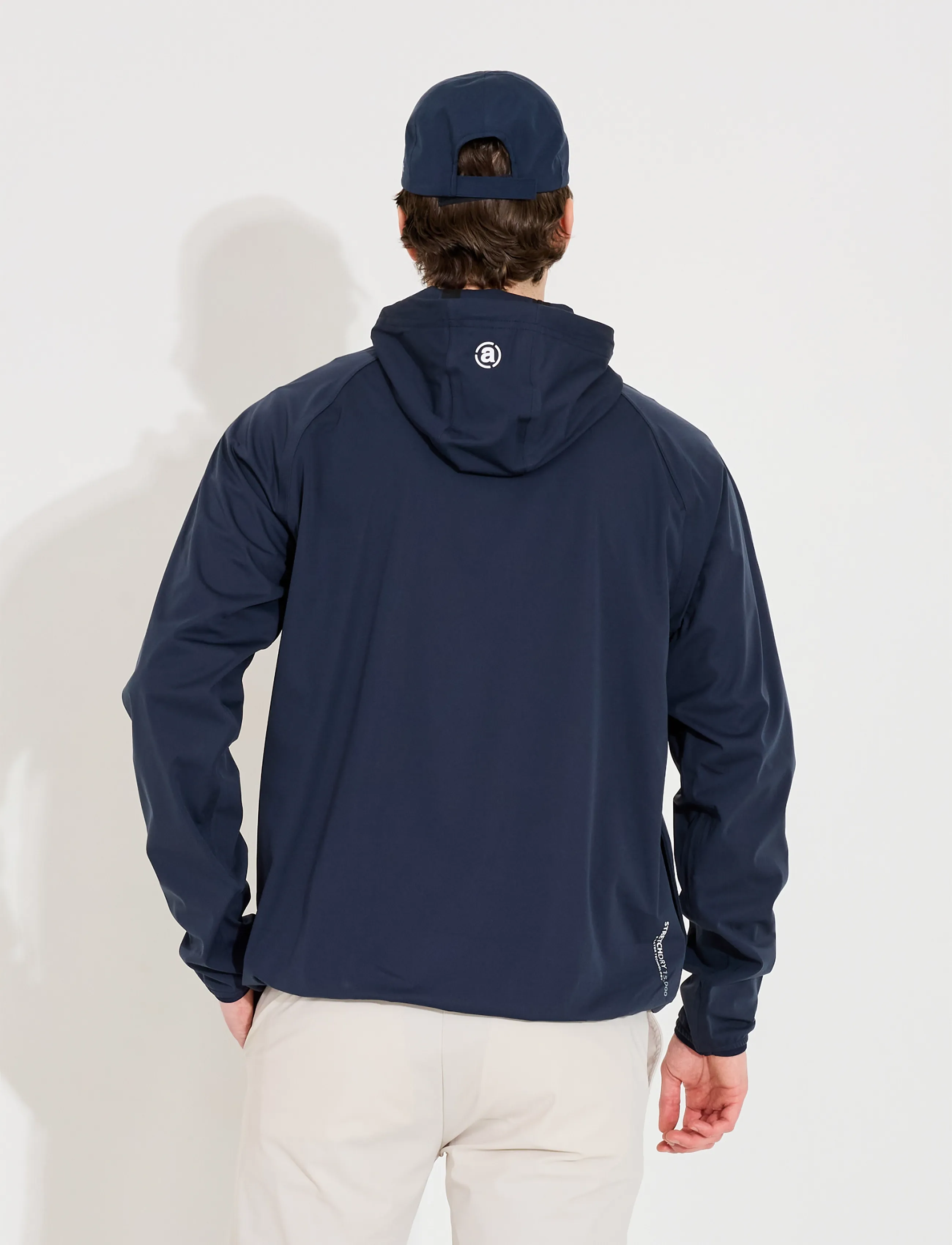 Abacus - Mens Bounce waterproof hoodie - huvtröjor - navy - 4
